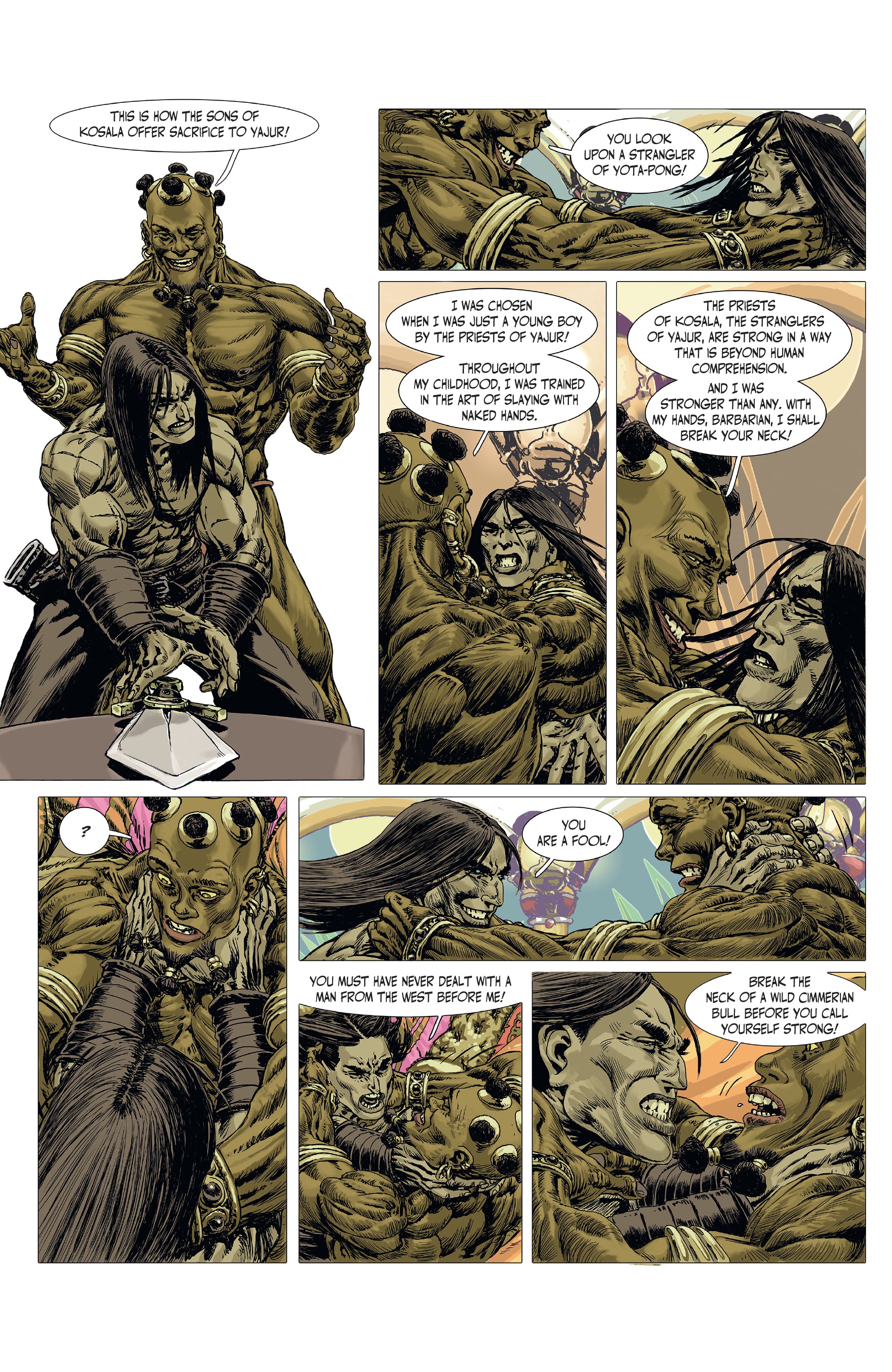 Read online The Cimmerian: The Man-Eaters Of Zamboula comic -  Issue #2 - 14