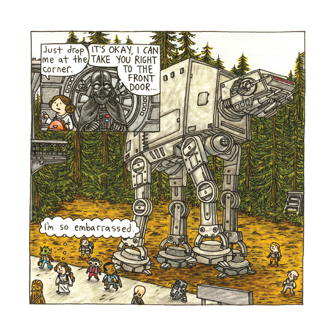 Read online Star Wars: Vader's Little Princess comic -  Issue # TPB - 16