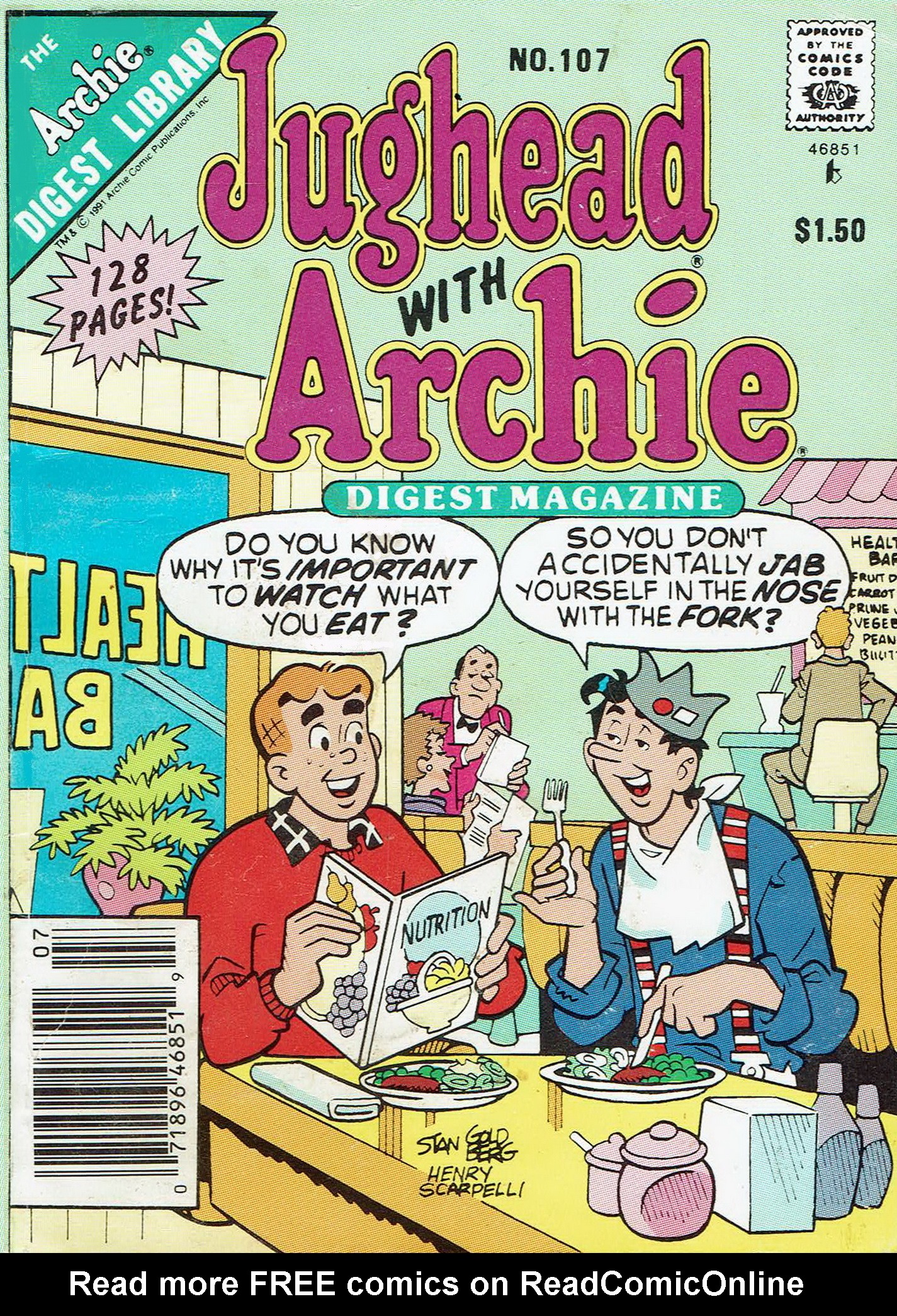Read online Jughead with Archie Digest Magazine comic -  Issue #107 - 1