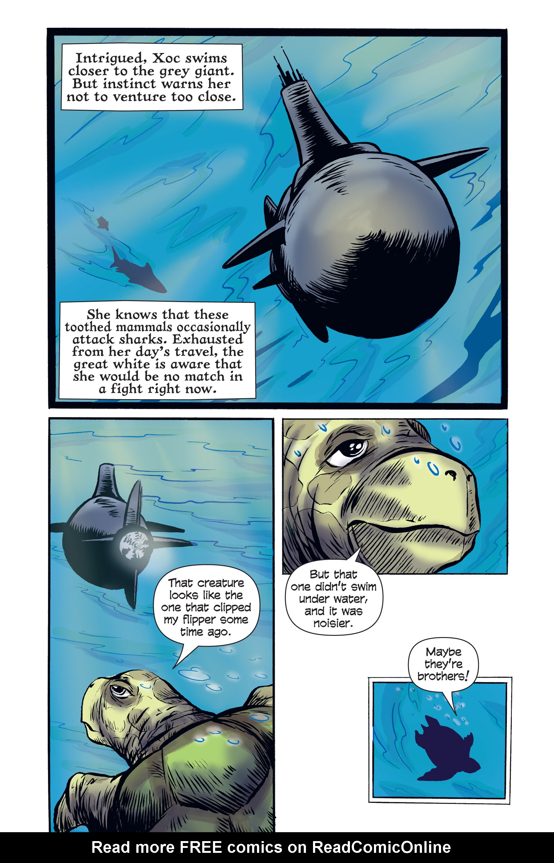 Read online Xoc: Journey of a Great White comic -  Issue # TPB - 73