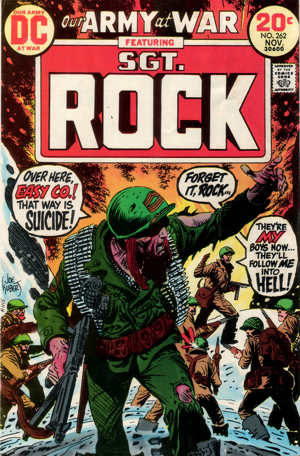 Read online Our Army at War (1952) comic -  Issue #262 - 1