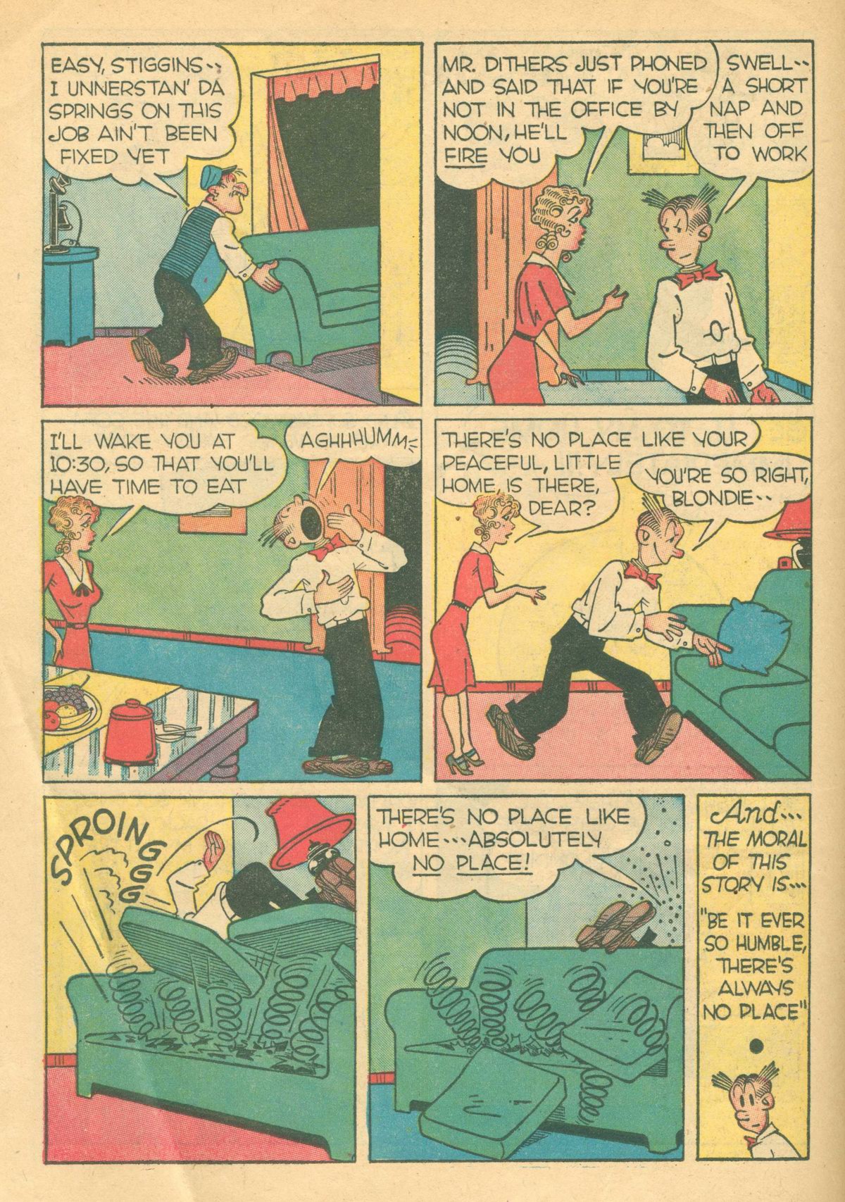 Read online Blondie Comics (1947) comic -  Issue #5 - 16