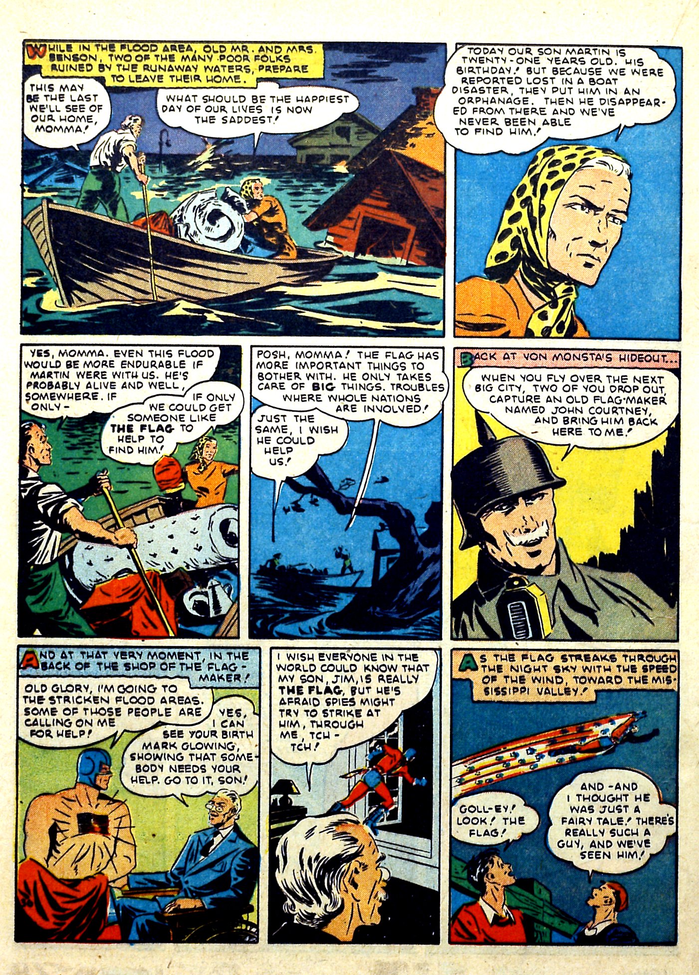 Read online Our Flag Comics comic -  Issue #4 - 38