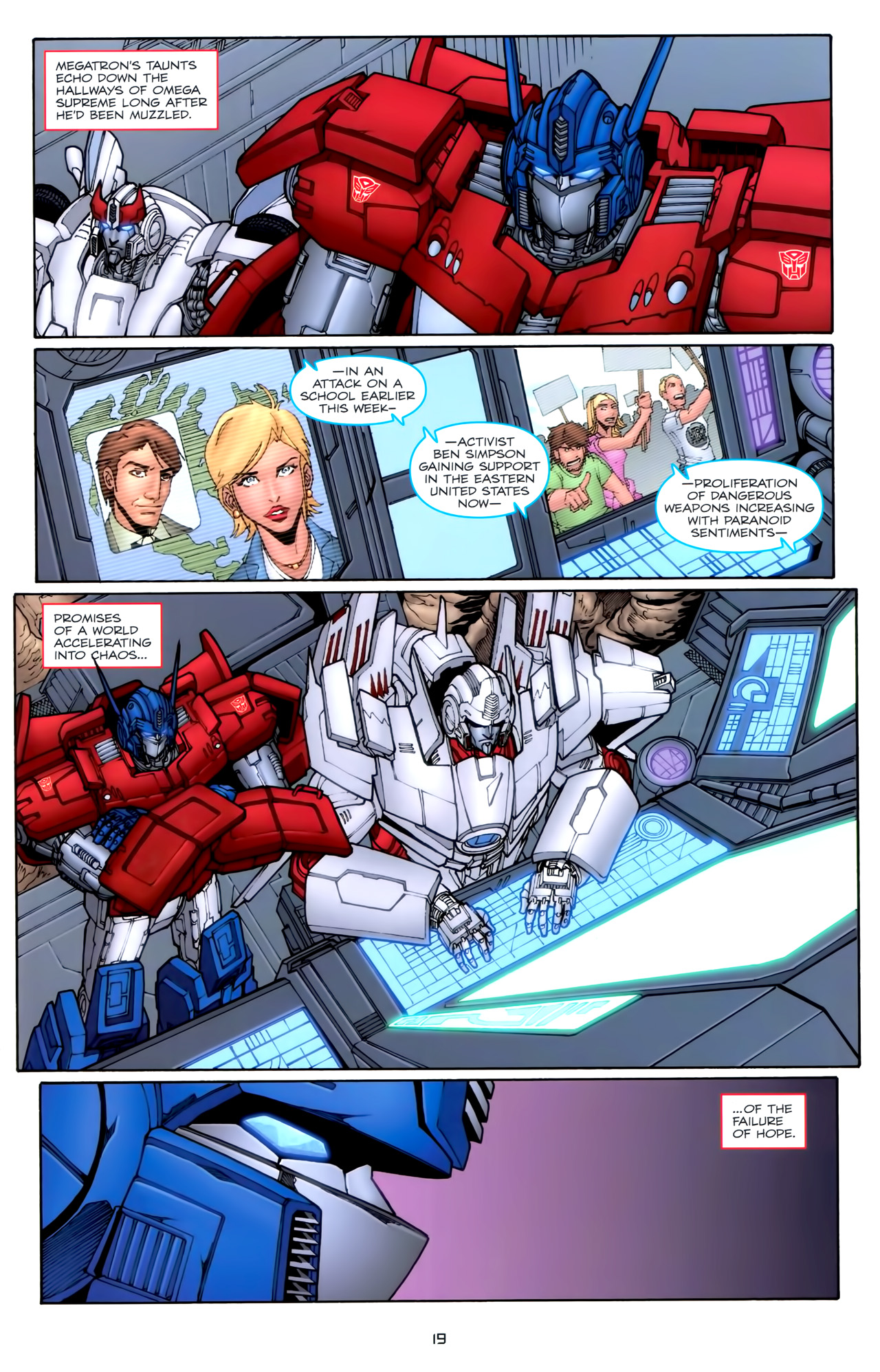 Read online The Transformers (2009) comic -  Issue #18 - 22