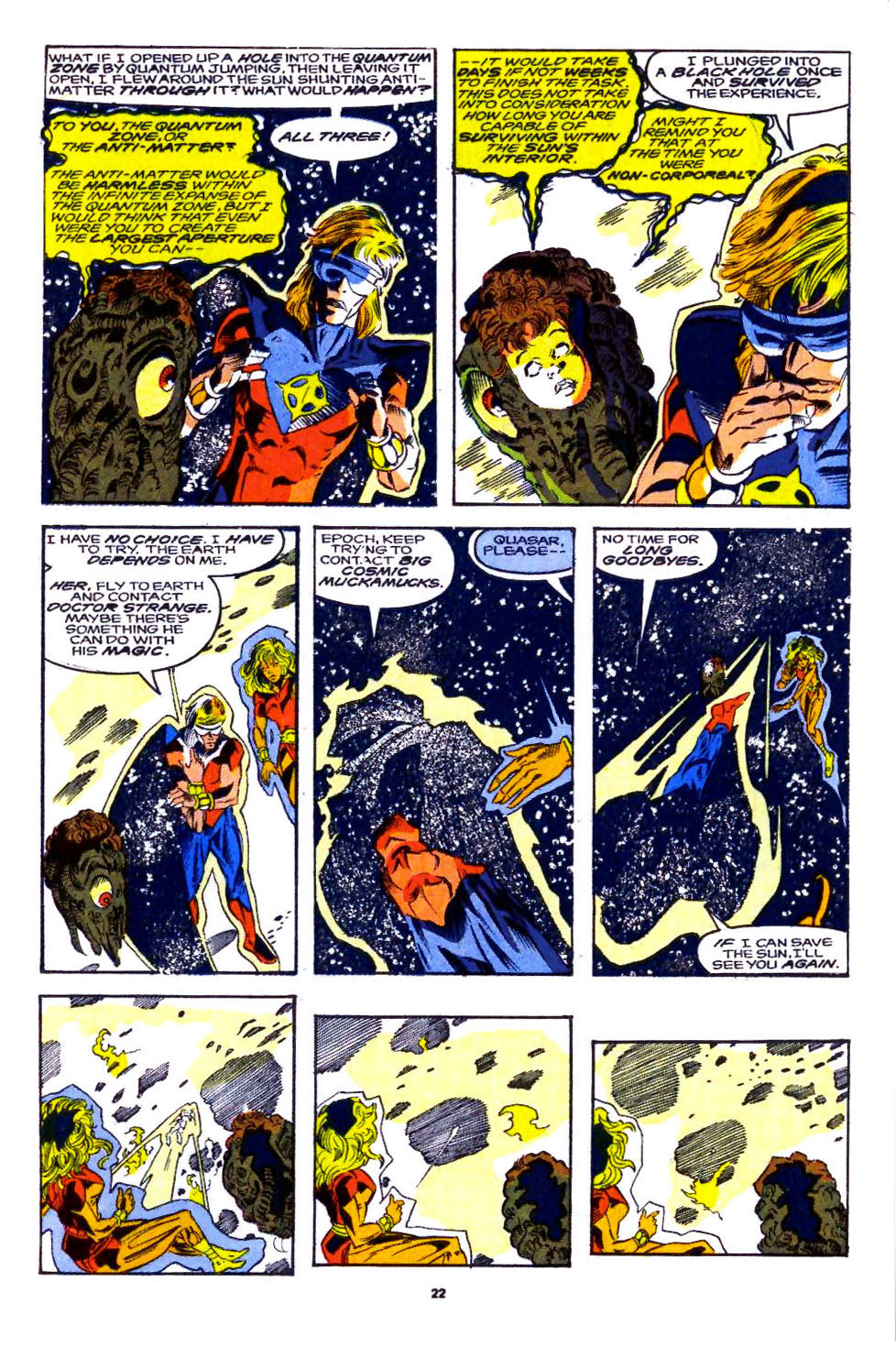 Read online Quasar comic -  Issue #34 - 16