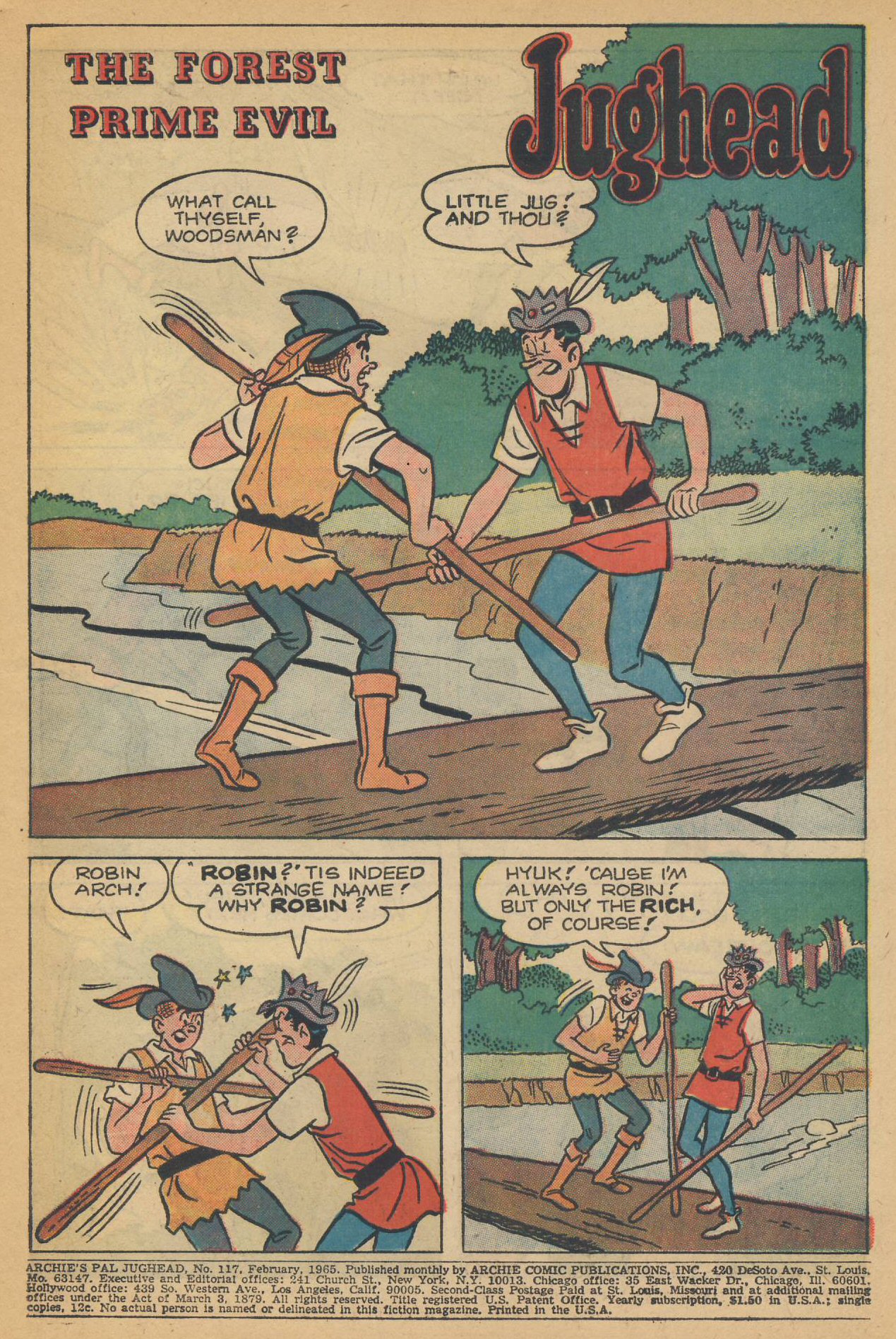 Read online Archie's Pal Jughead comic -  Issue #117 - 3