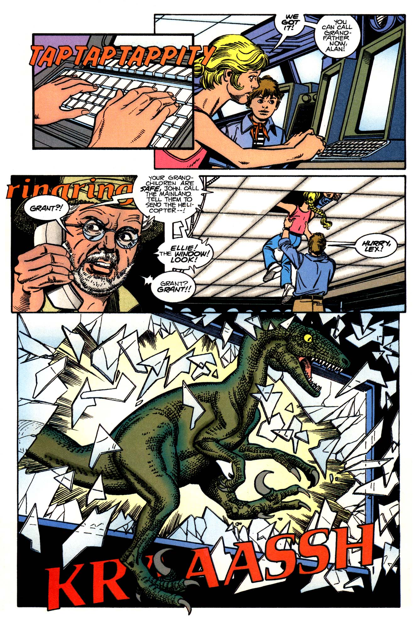 Read online Jurassic Park (1993) comic -  Issue #4 - 25