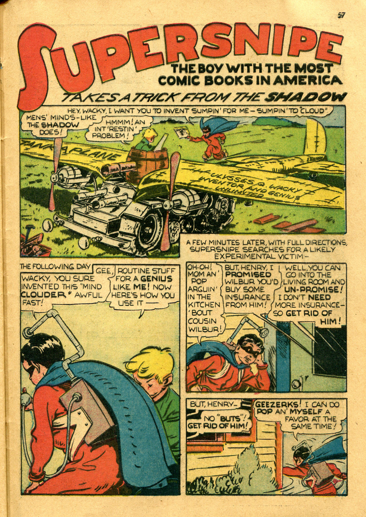 Read online Shadow Comics comic -  Issue #22 - 57