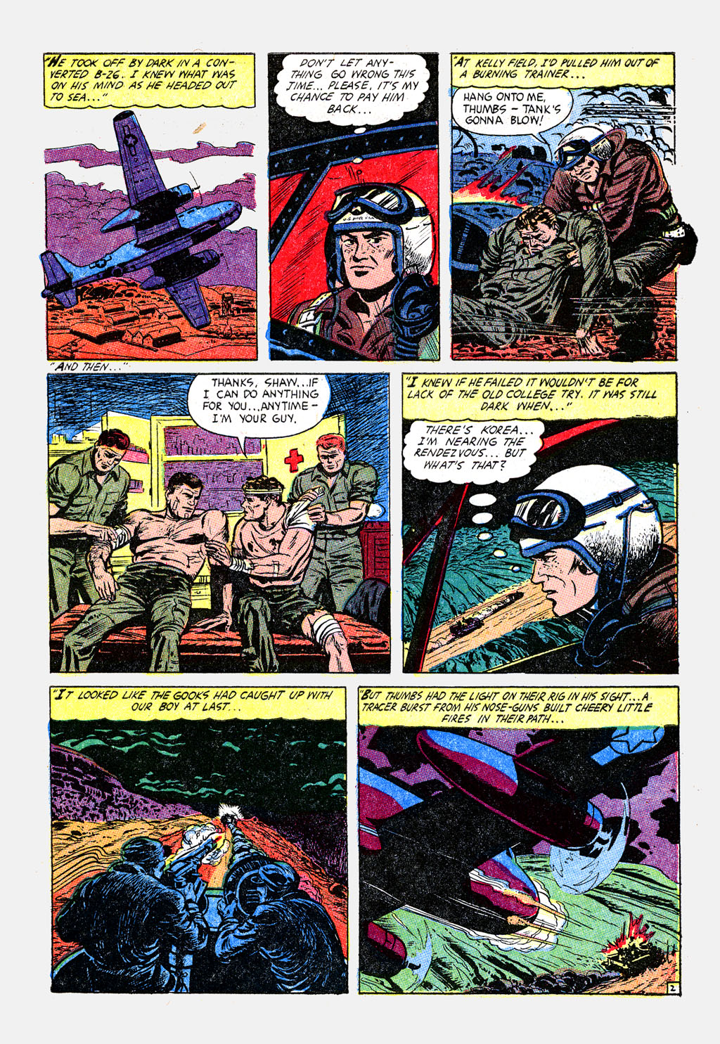 Read online War Birds (1952) comic -  Issue #3 - 5