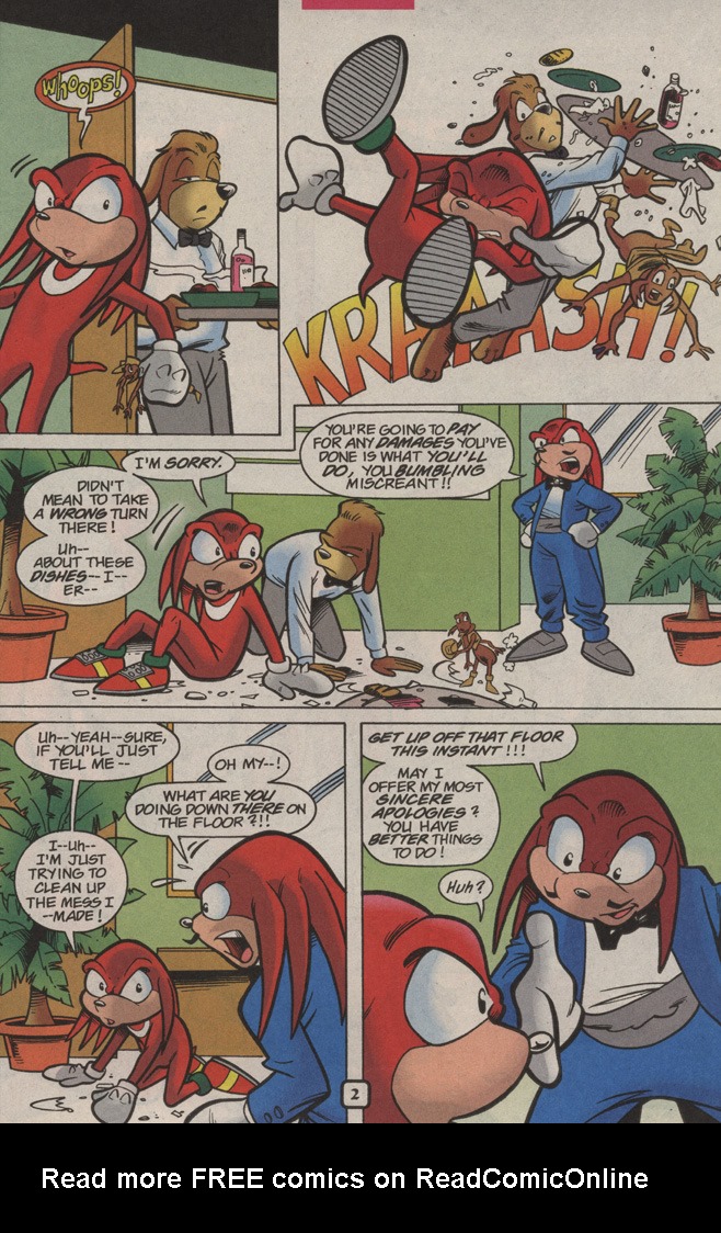 Read online Knuckles the Echidna comic -  Issue #27 - 5