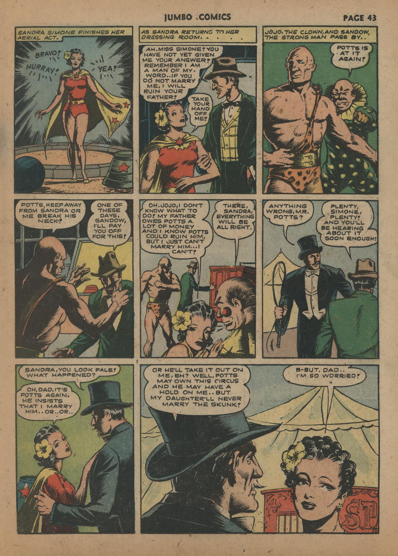 Read online Jumbo Comics comic -  Issue #47 - 45