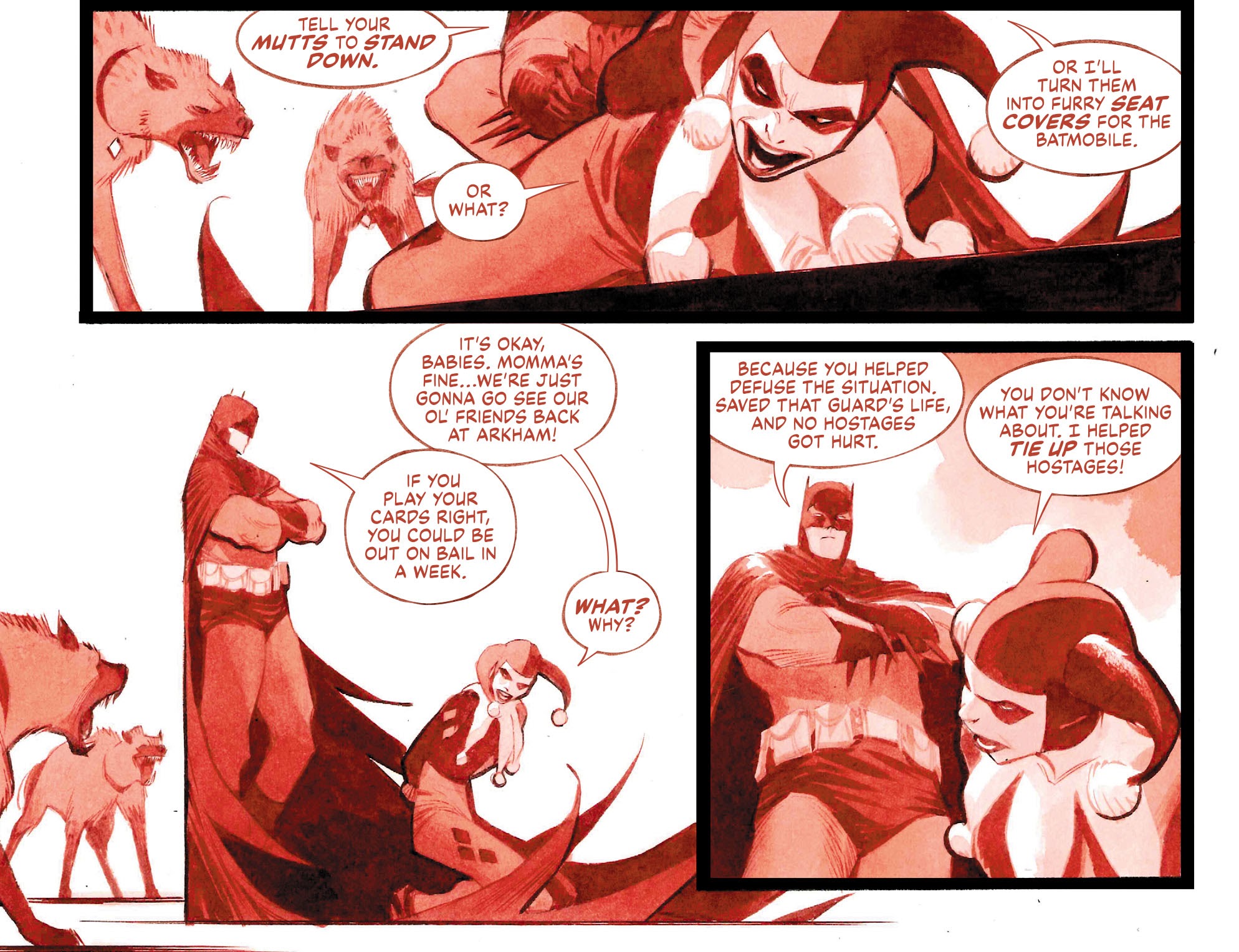 Read online Harley Quinn Black   White   Red comic -  Issue #6 - 17