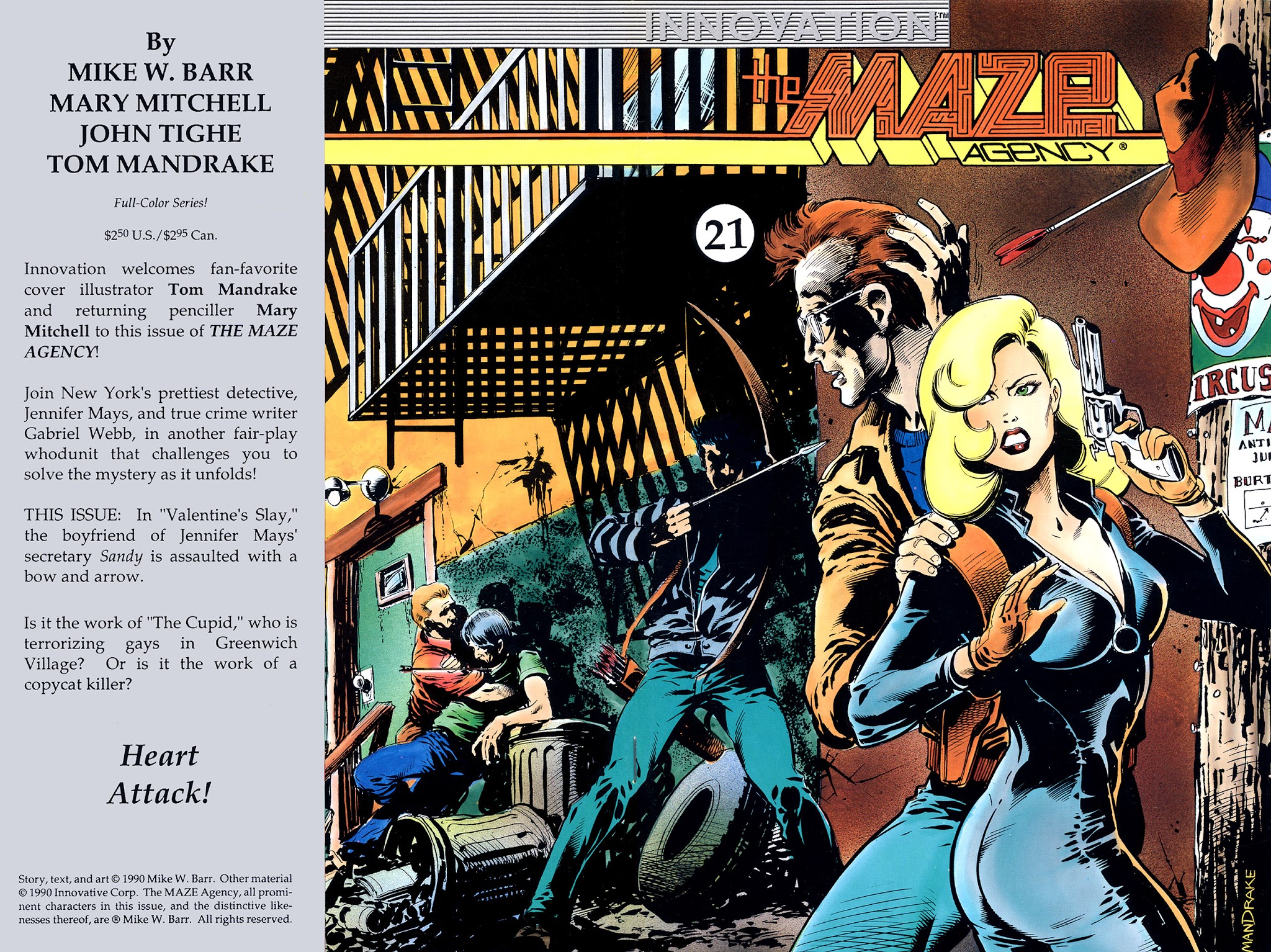 Read online Maze Agency (1989) comic -  Issue #21 - 1