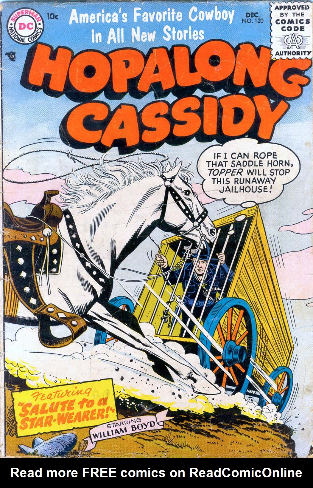 Read online Hopalong Cassidy comic -  Issue #120 - 1