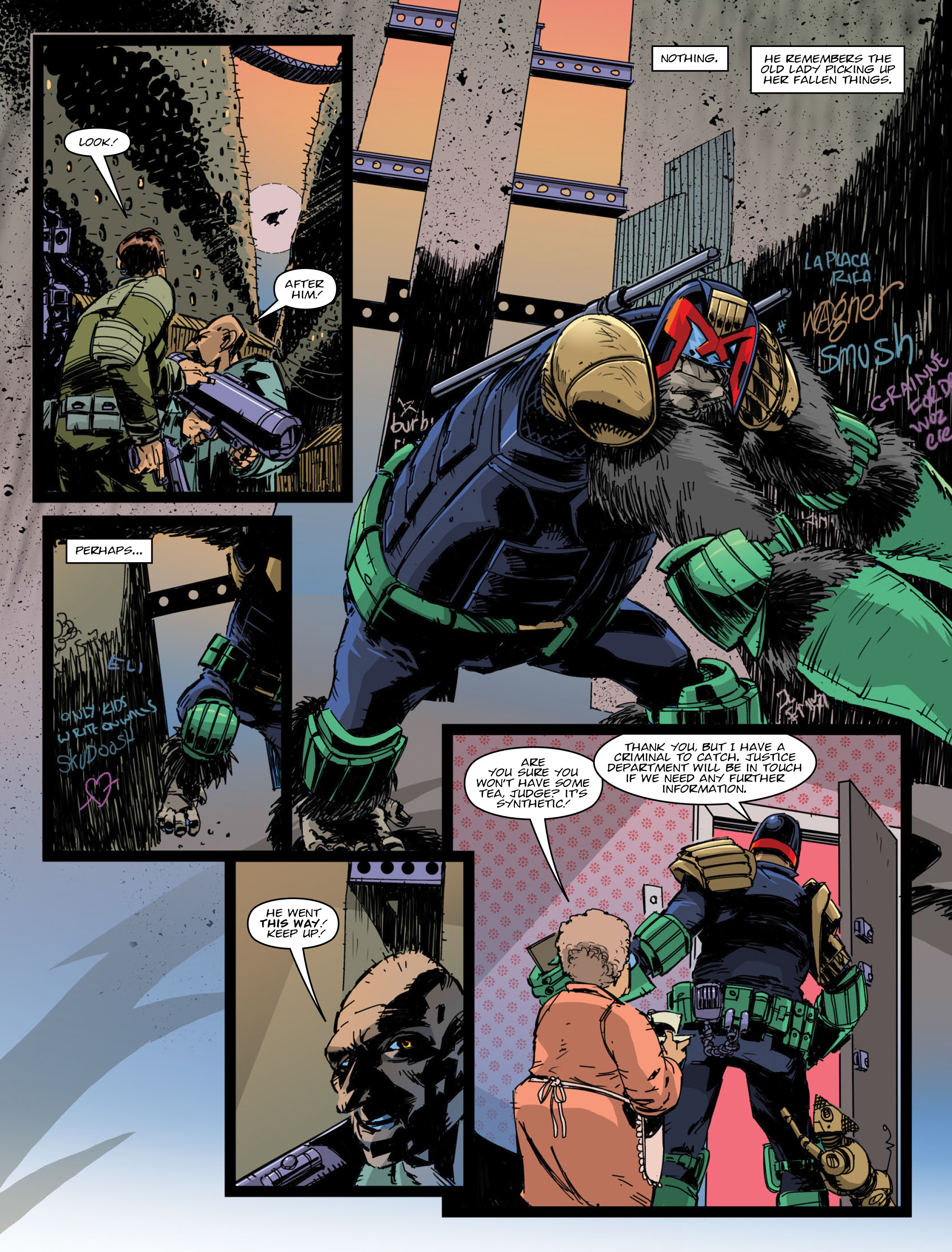 Read online Judge Dredd Megazine (Vol. 5) comic -  Issue #376 - 12