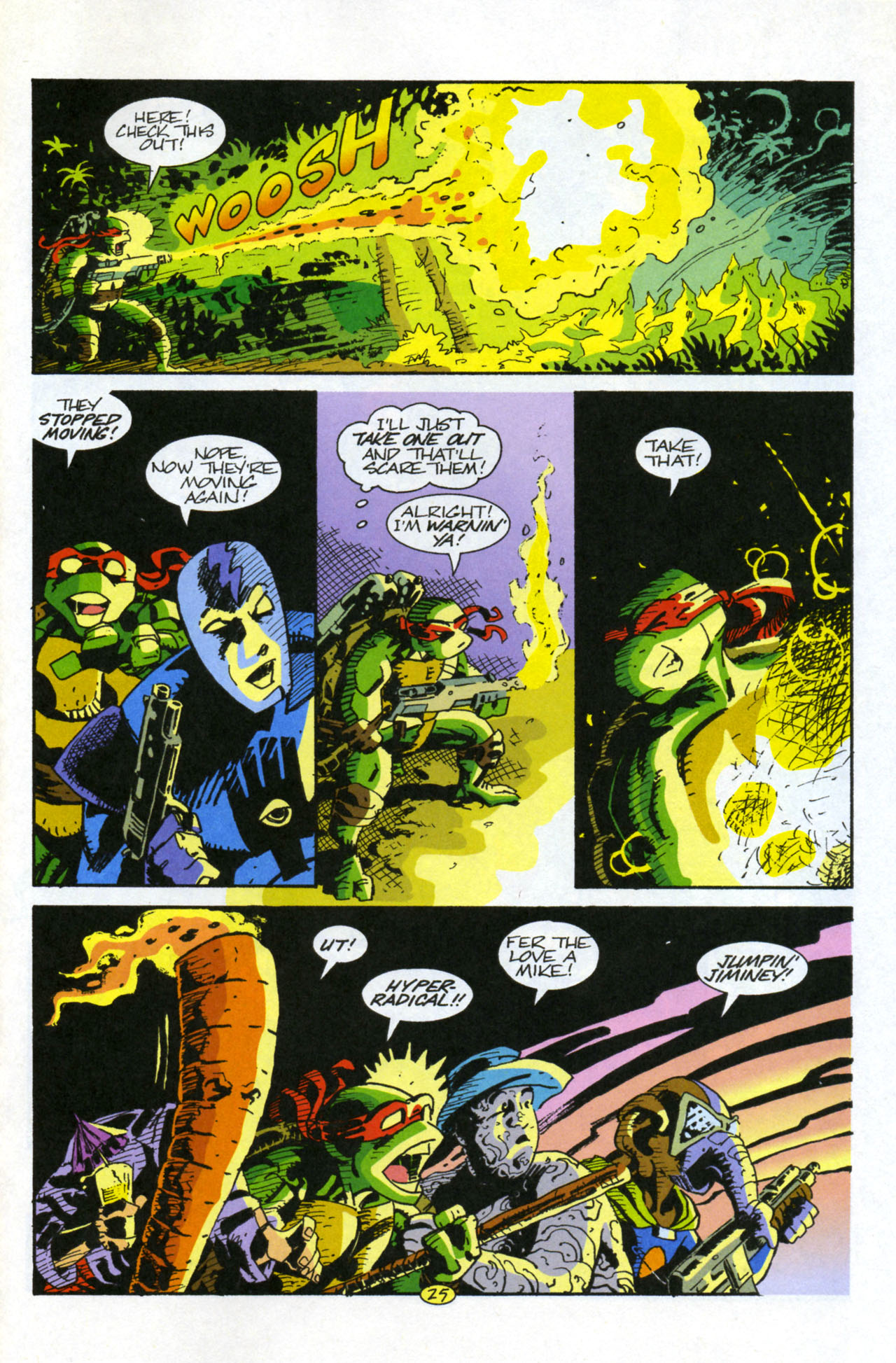 Read online Teenage Mutant Ninja Turtles/Flaming Carrot Crossover comic -  Issue #2 - 27