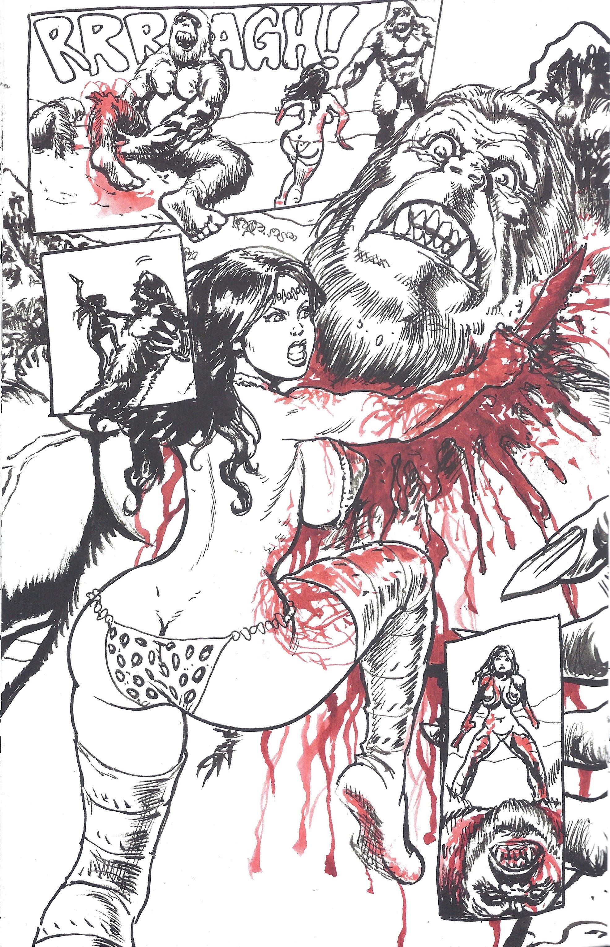 Read online Cavewoman: Freakin' Yetis comic -  Issue # Full - 22