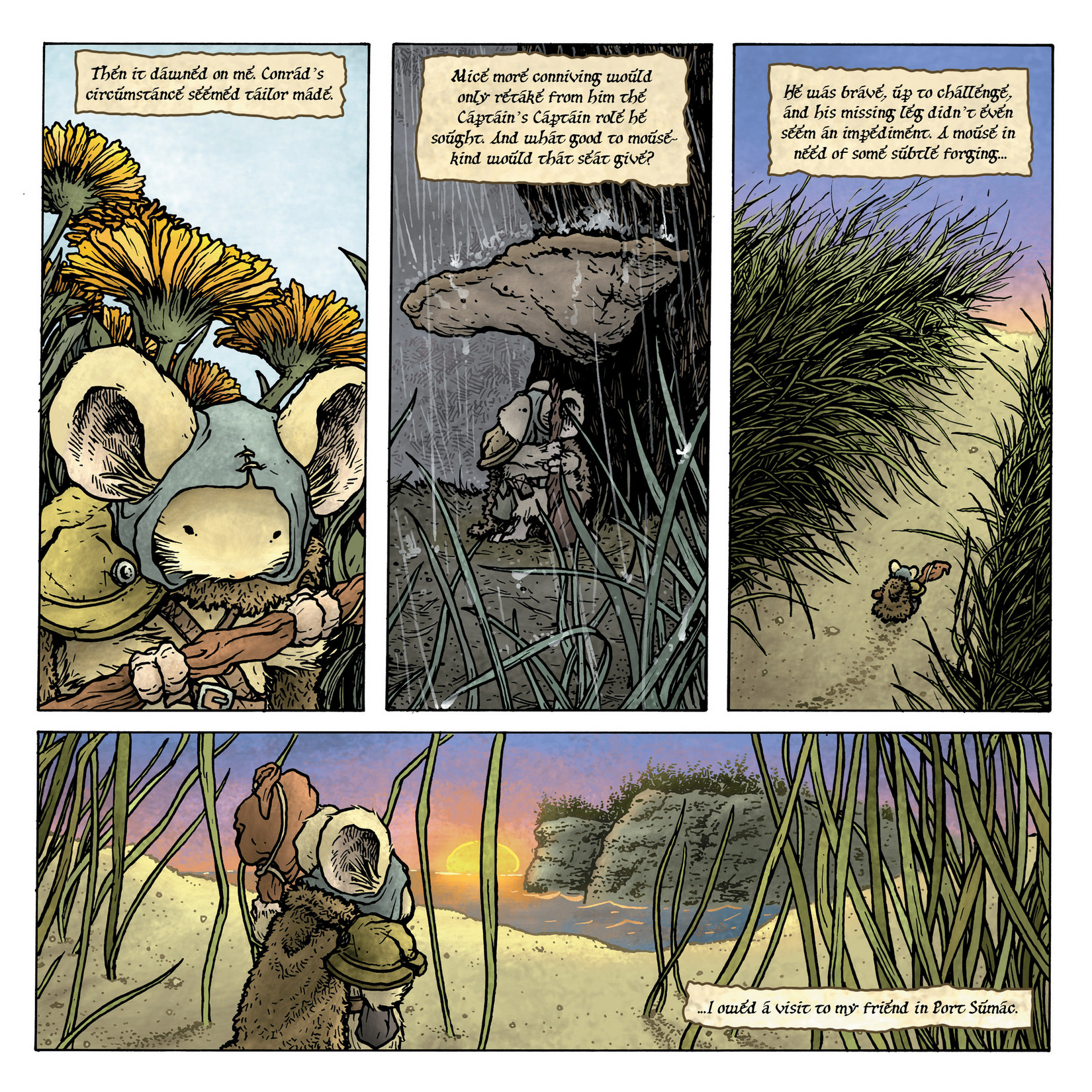 Read online Mouse Guard: The Black Axe comic -  Issue #6 - 15