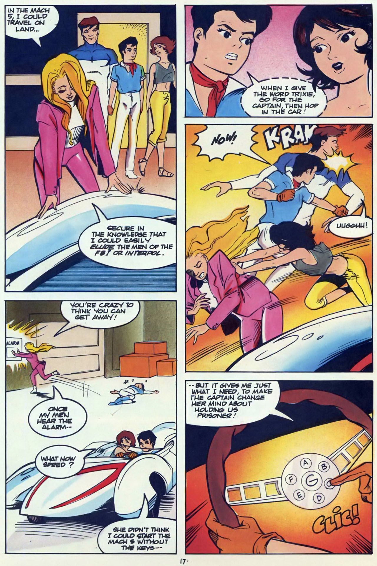 Read online Speed Racer (1987) comic -  Issue #7 - 19