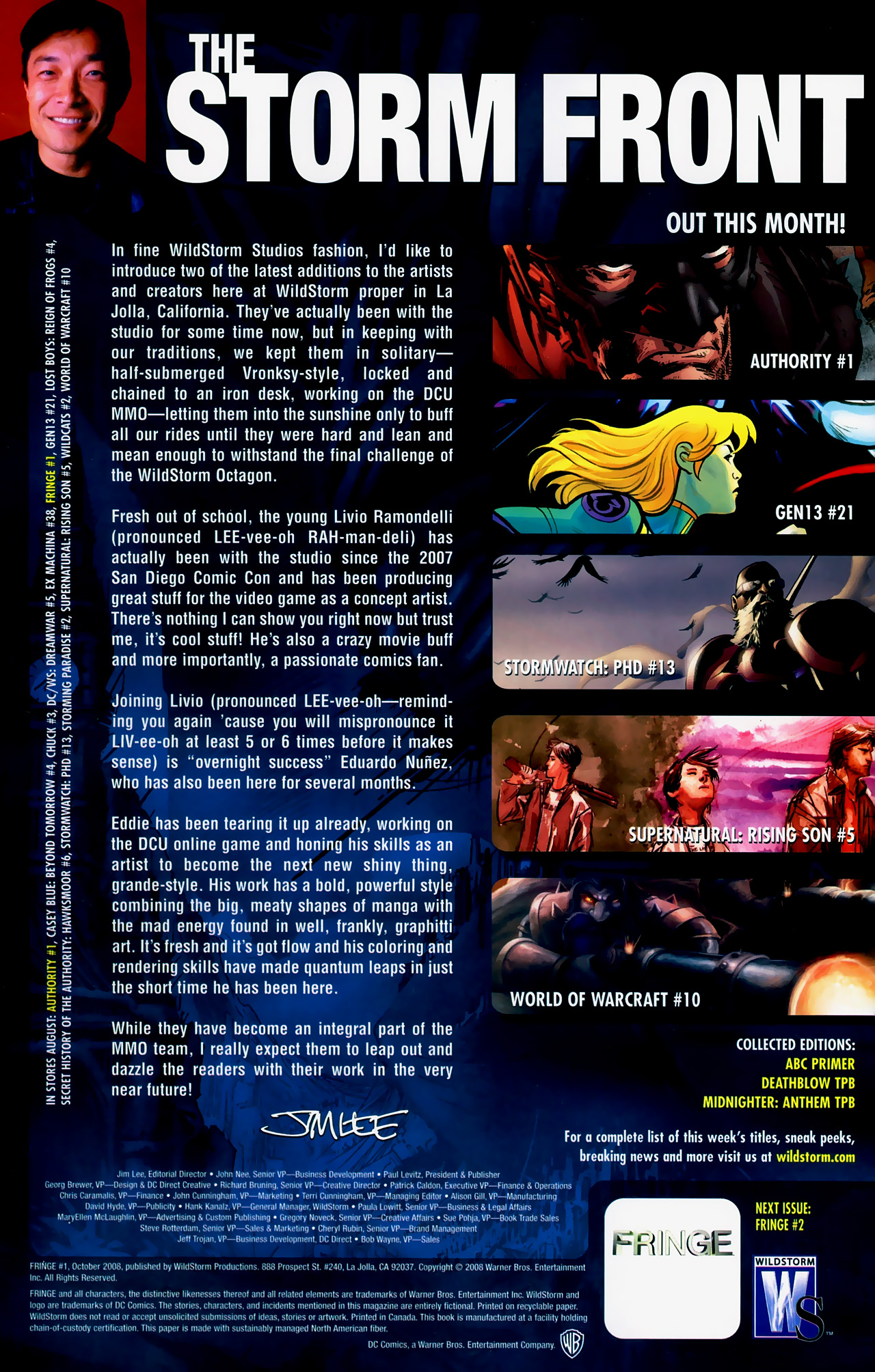 Read online Fringe comic -  Issue #1 - 20