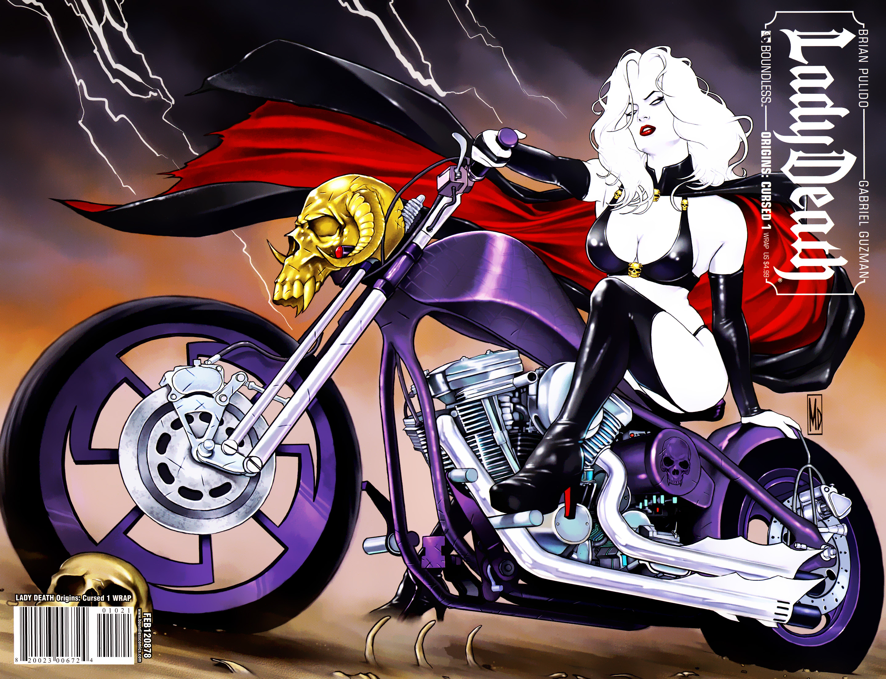 Read online Lady Death: Origins - Cursed comic -  Issue #1 - 6