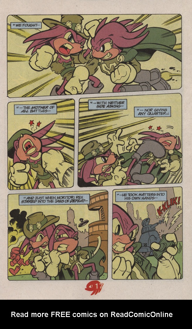 Read online Knuckles the Echidna comic -  Issue #17 - 27