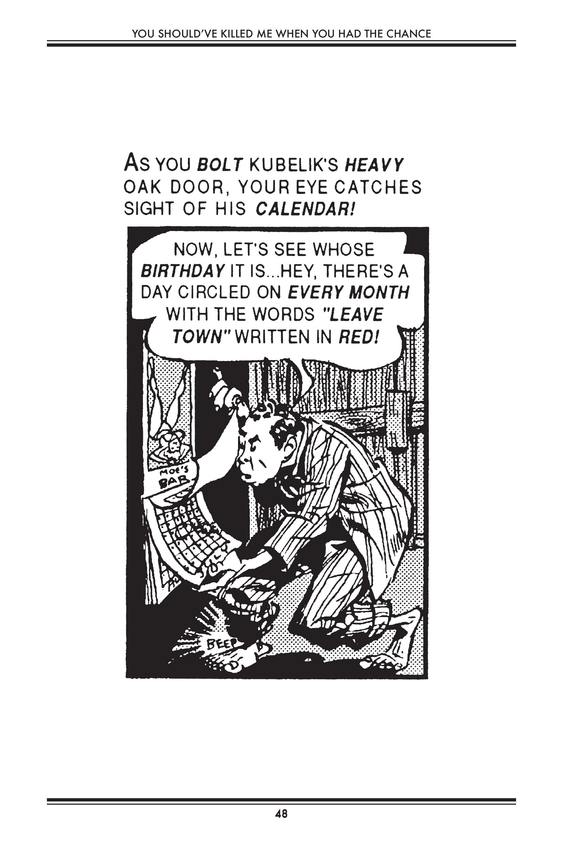 Read online You Should Have Killed Me When You Had The Chance!: Quality Jollity Super Special comic -  Issue # TPB - 48