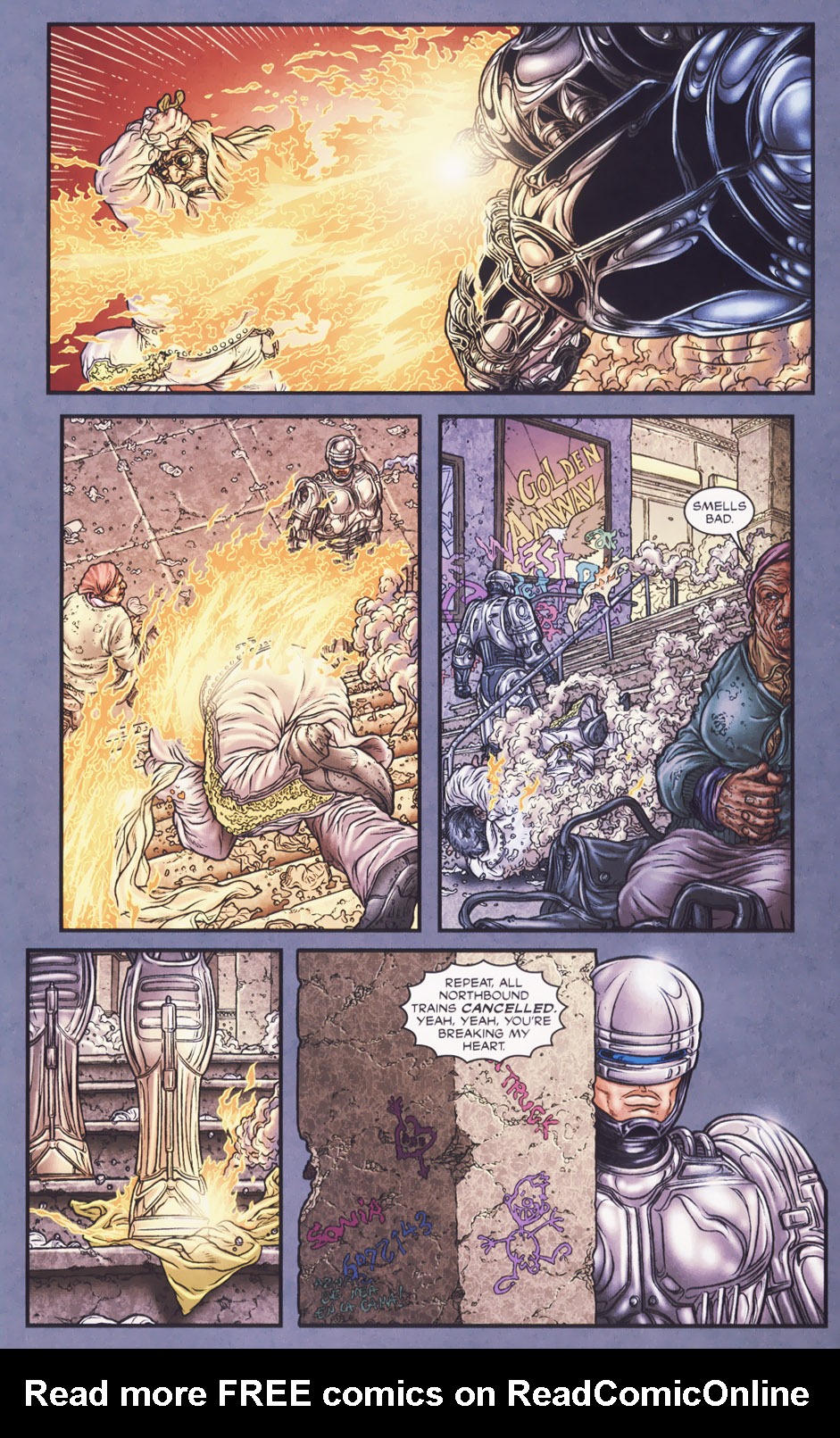 Read online Frank Miller's Robocop comic -  Issue #5 - 21