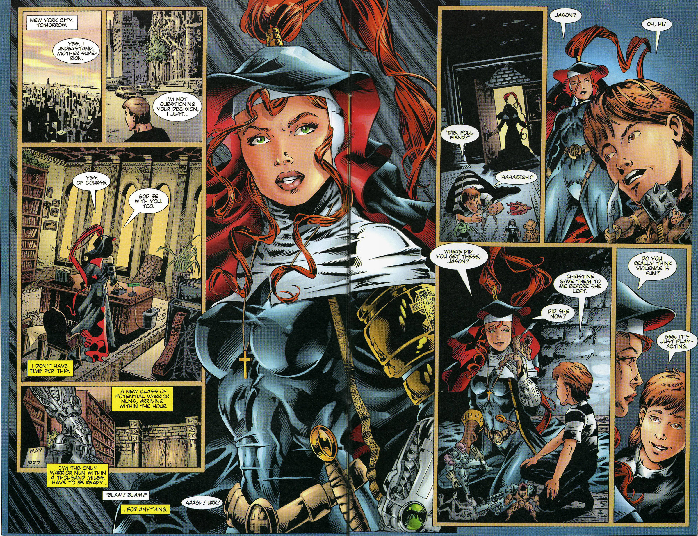 Read online Warrior Nun Areala comic -  Issue #1 - 4