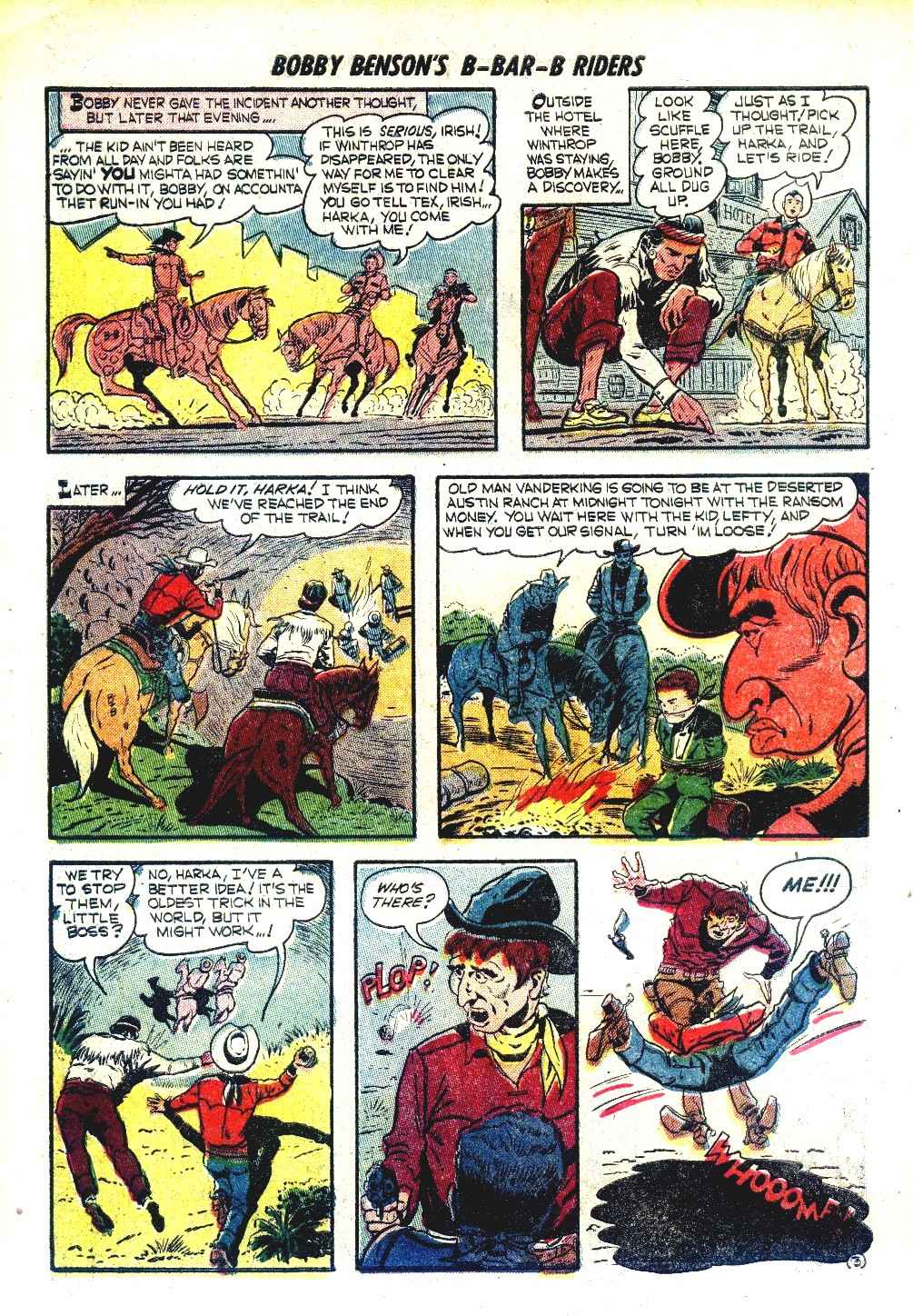Read online Bobby Benson's B-Bar-B Riders comic -  Issue #14 - 22