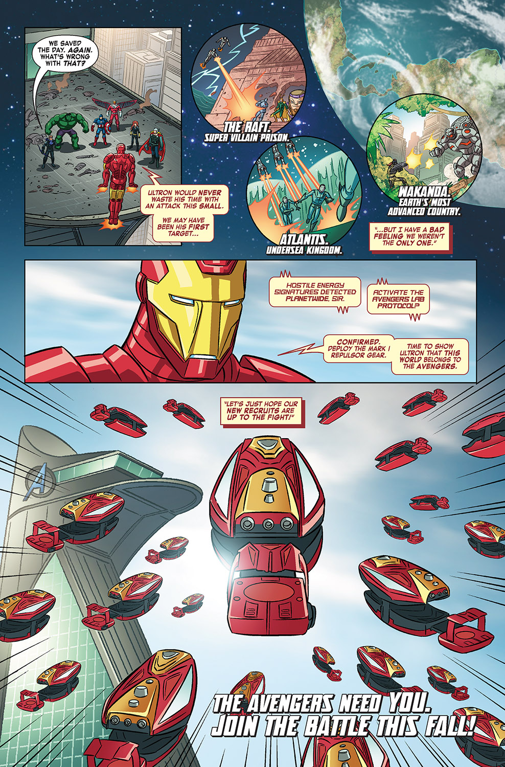 Read online Avengers in Gearing Up comic -  Issue # Full - 10