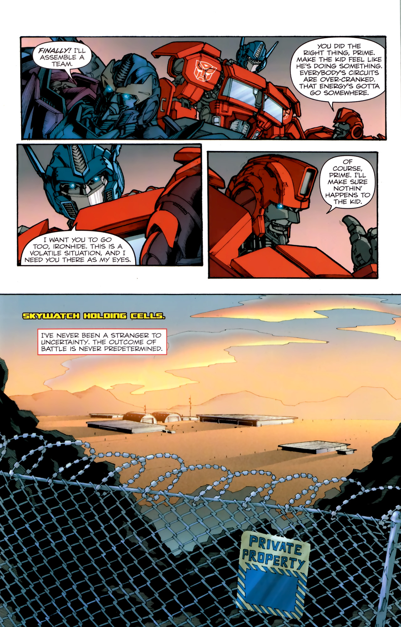 Read online The Transformers (2009) comic -  Issue #1 - 19