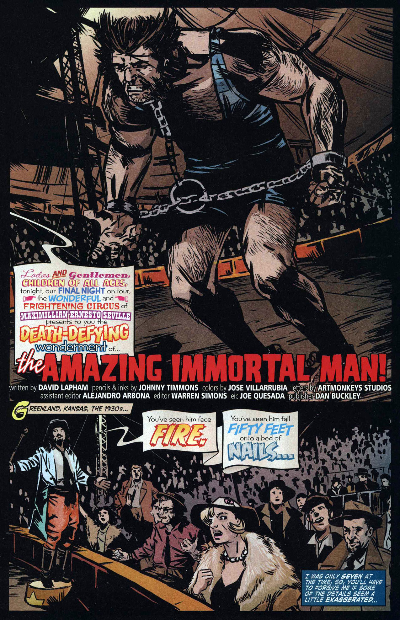 Read online Wolverine: The Amazing Immortal Man & Other Bloody Tales comic -  Issue # Full - 3