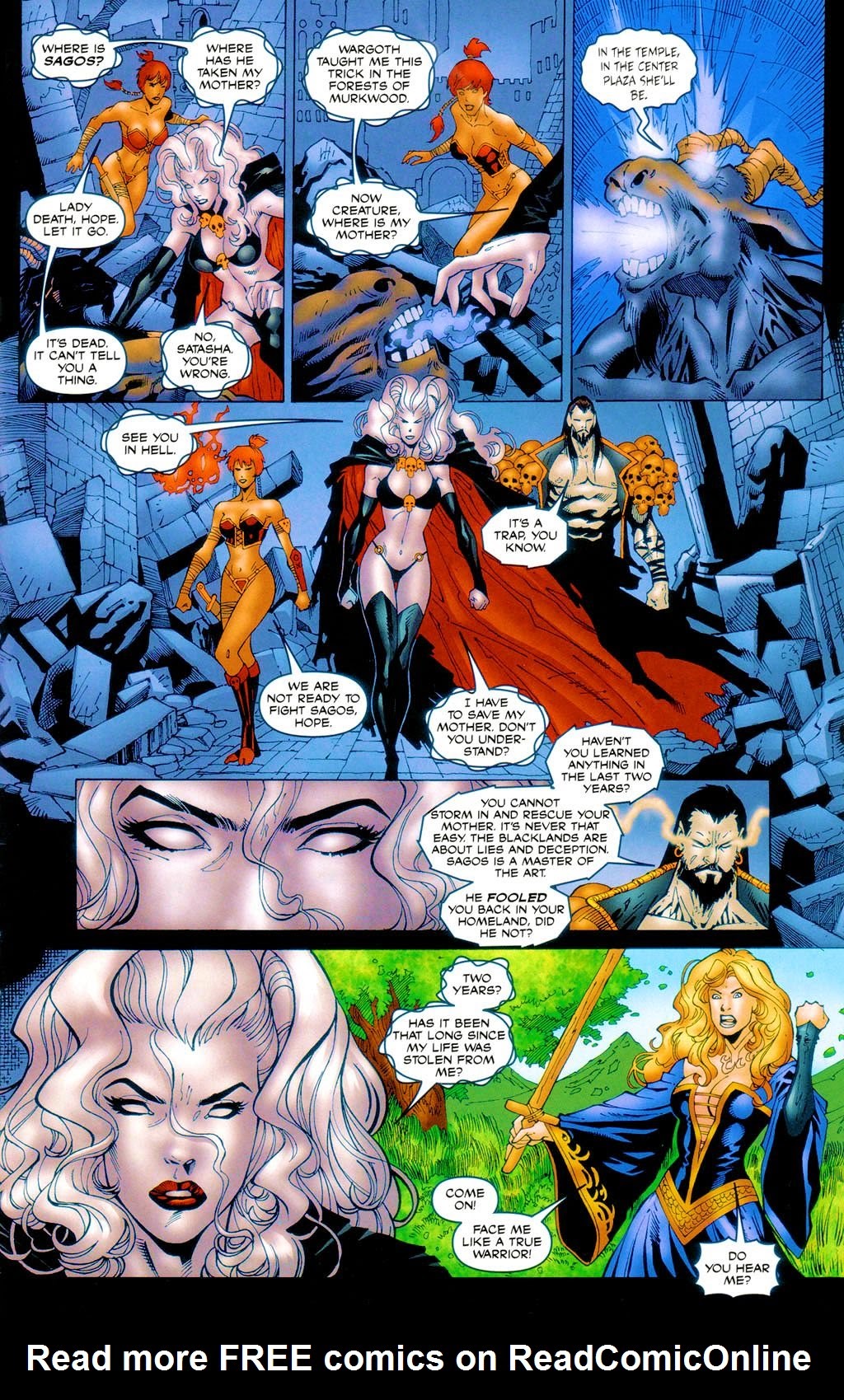 Read online Brian Pulido's Lady Death: Abandon All Hope comic -  Issue #1 - 11