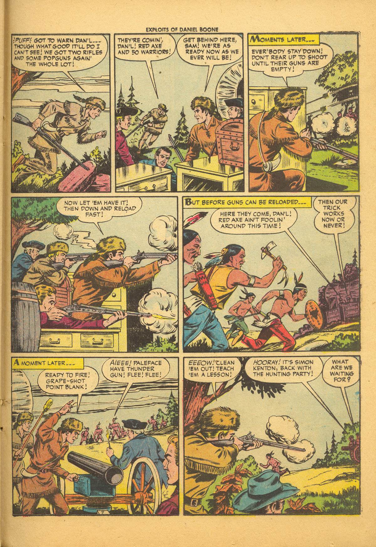 Read online Exploits of Daniel Boone comic -  Issue #4 - 25