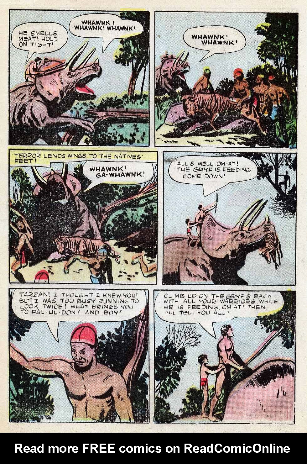 Read online Tarzan (1948) comic -  Issue #6 - 25