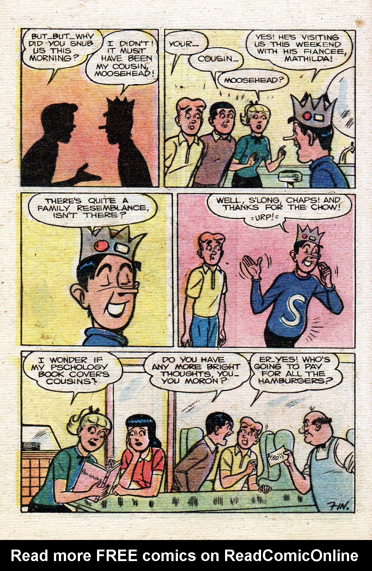Read online Jughead Jones Comics Digest comic -  Issue #9 - 71