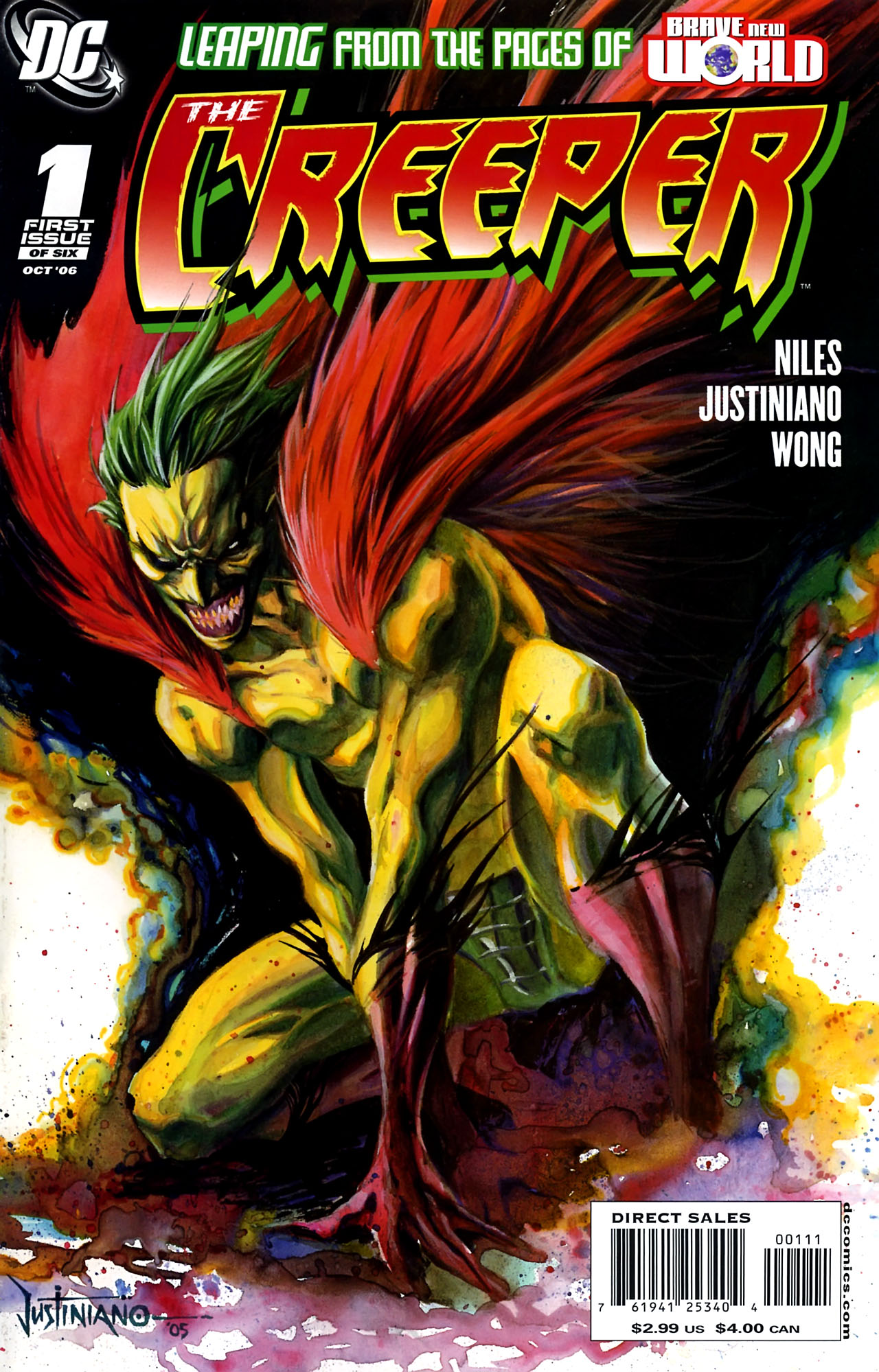 Read online The Creeper (2006) comic -  Issue #1 - 1