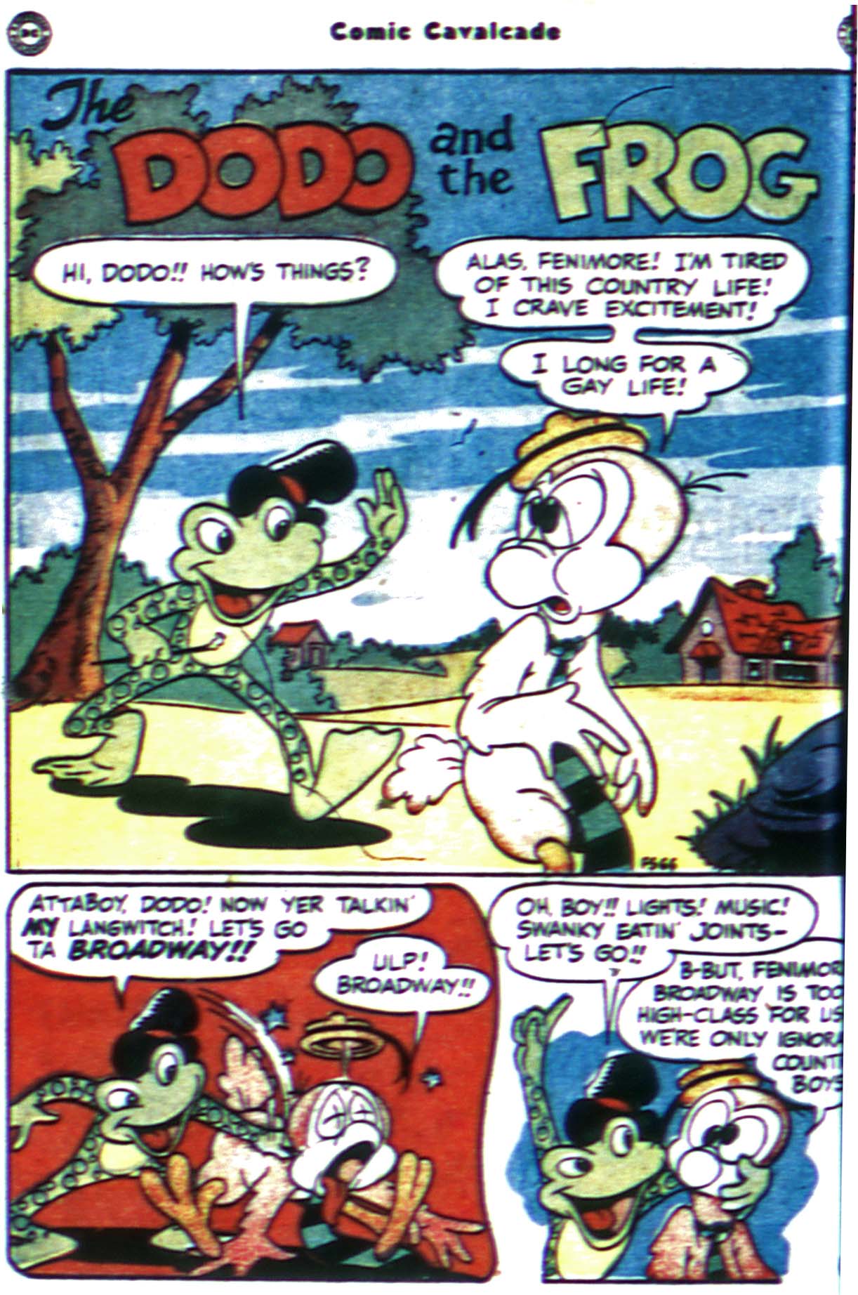Read online Comic Cavalcade comic -  Issue #30 - 34