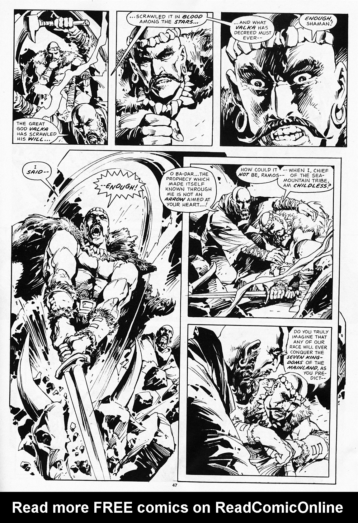 Read online The Savage Sword Of Conan comic -  Issue #190 - 49