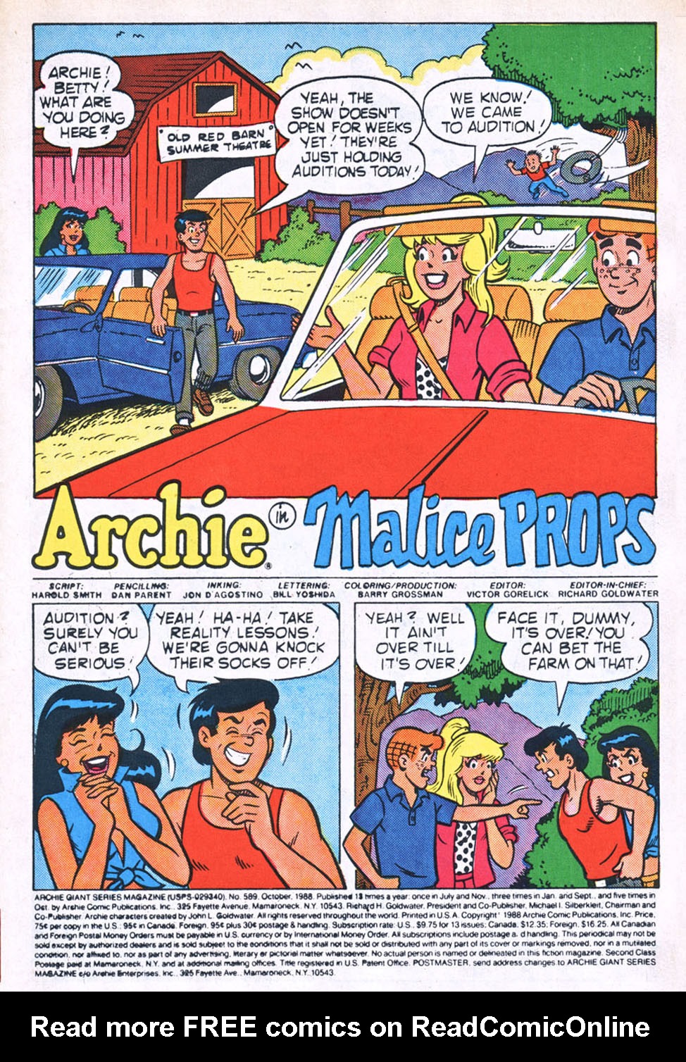 Read online Archie Giant Series Magazine comic -  Issue #589 - 3