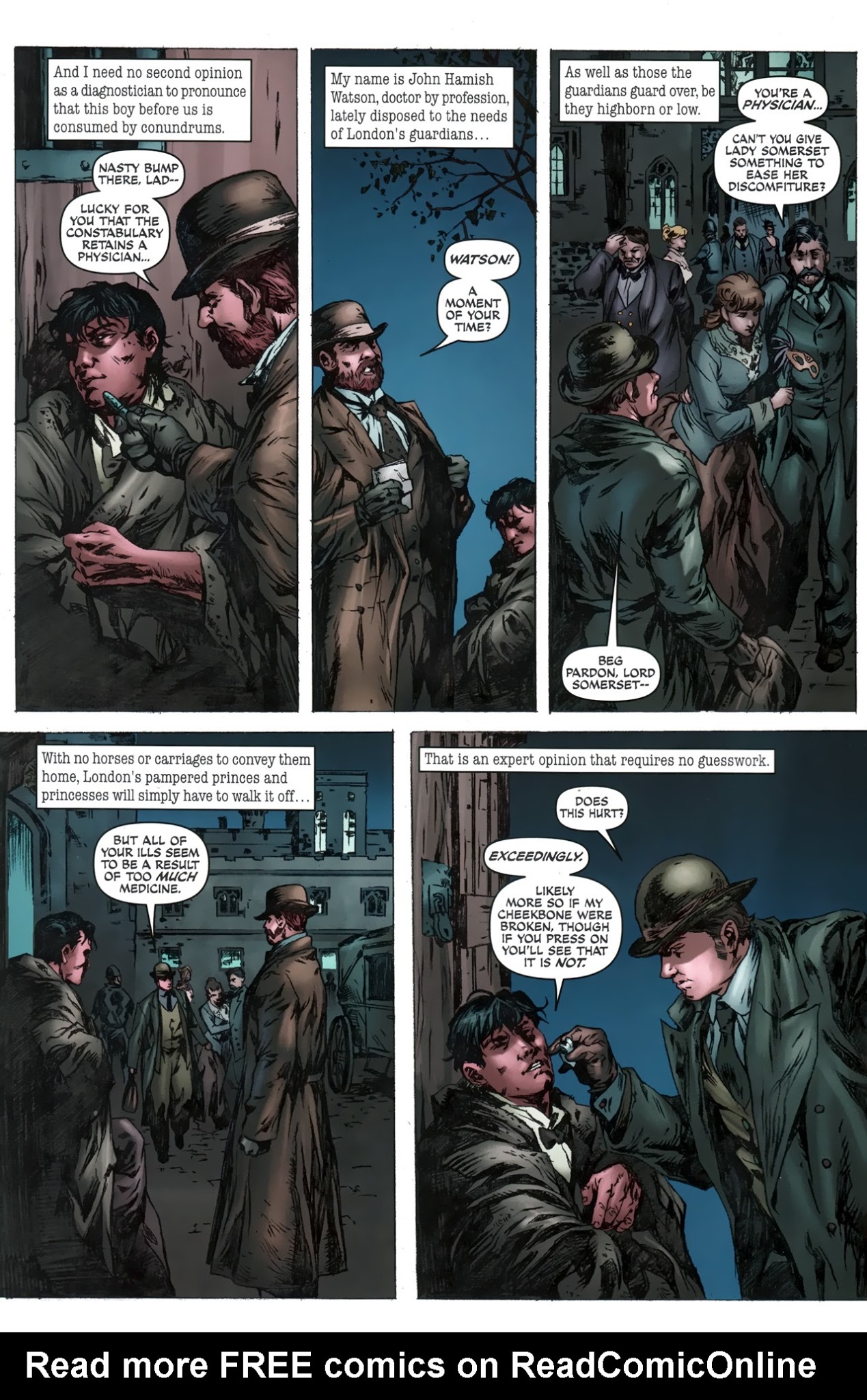 Read online Sherlock Holmes: Year One comic -  Issue #1 - 7