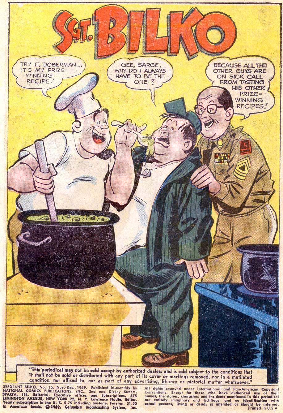 Read online Sergeant Bilko comic -  Issue #16 - 3