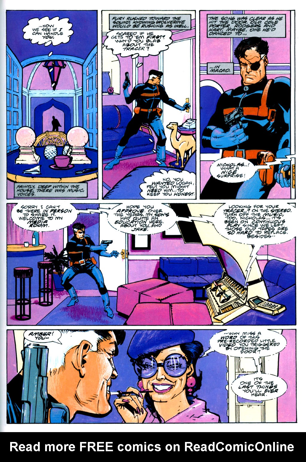 Read online Marvel Graphic Novel comic -  Issue #50 - Wolverine & Nick Fury - The Scorpio Connection - 50