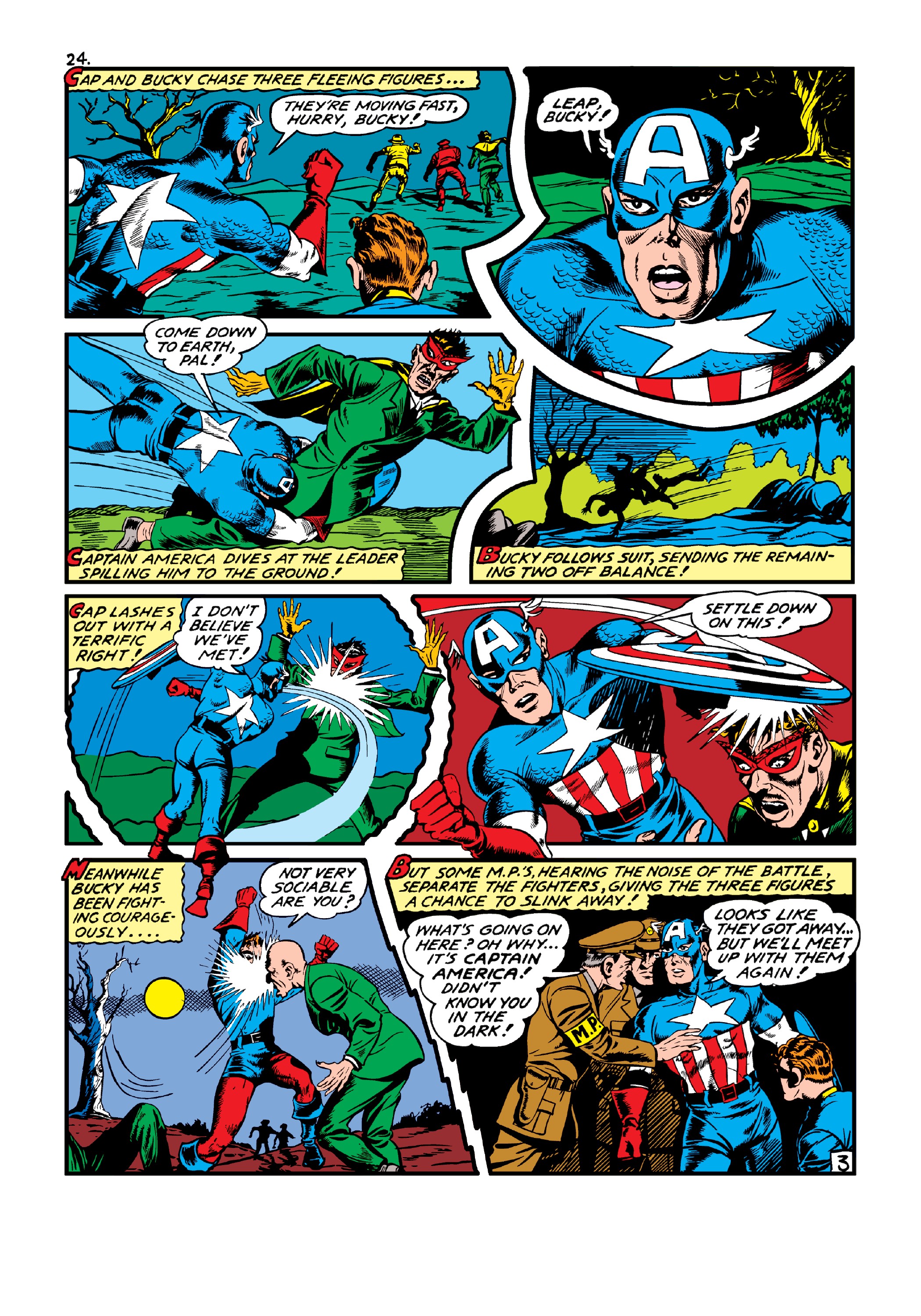 Read online Marvel Masterworks: Golden Age Captain America comic -  Issue # TPB 4 (Part 1) - 100