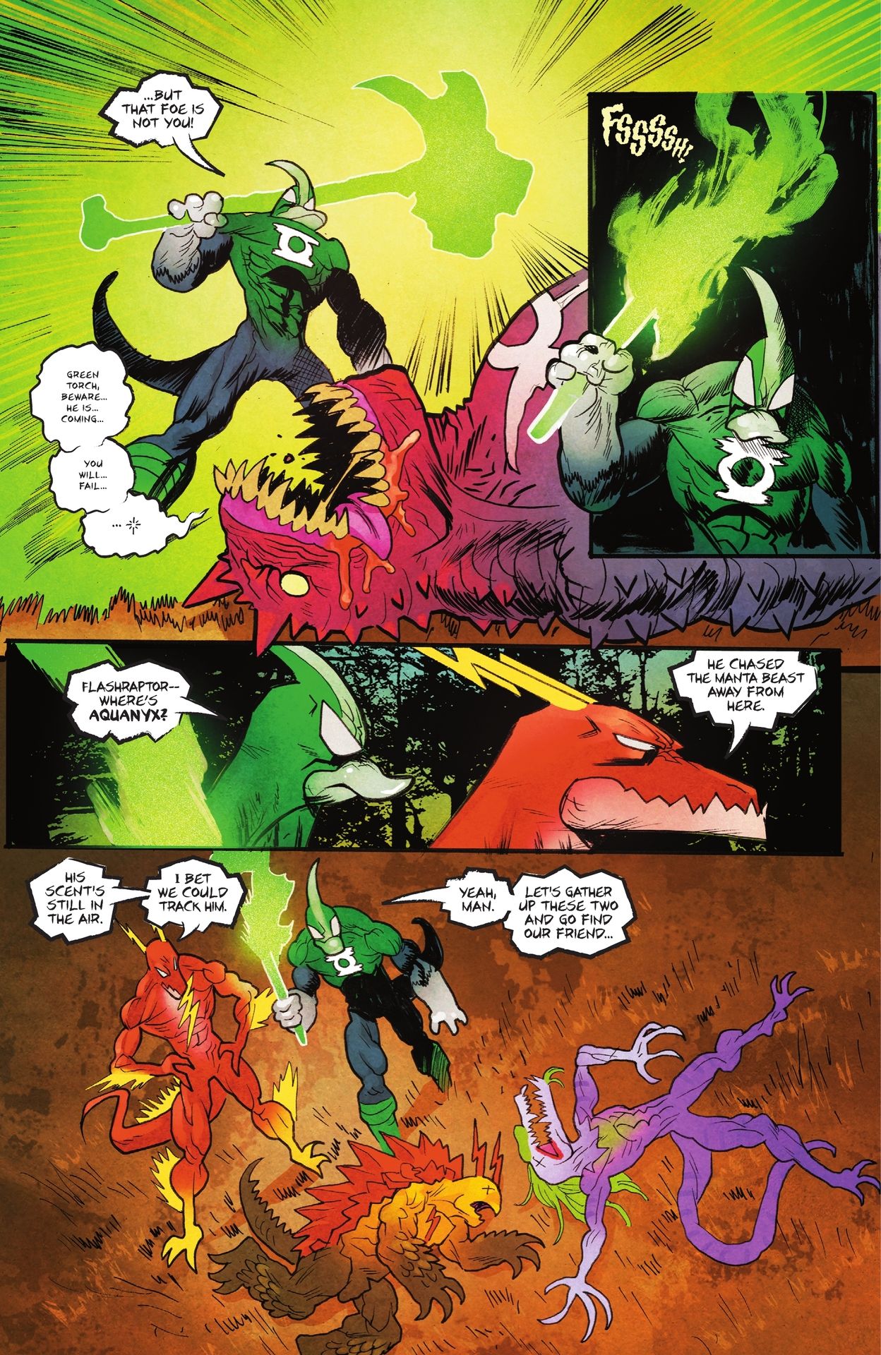 Read online The Jurassic League comic -  Issue #4 - 8