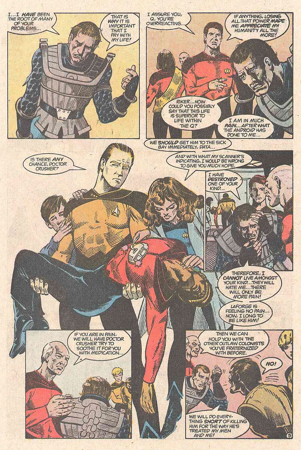 Read online Star Trek: The Next Generation (1988) comic -  Issue #5 - 6