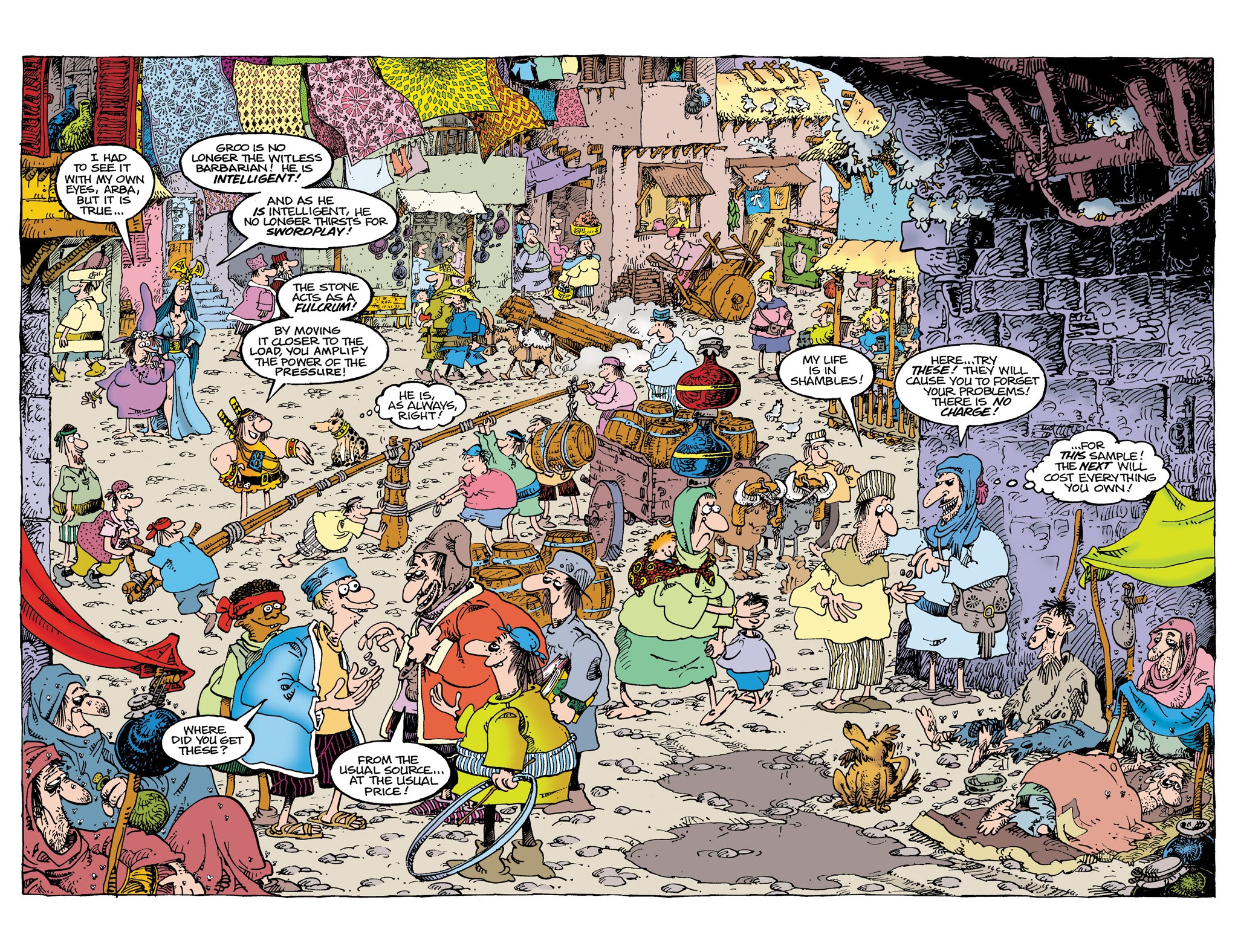 Read online Sergio Aragonés' Groo: The Most Intelligent Man In The World comic -  Issue # TPB - 48