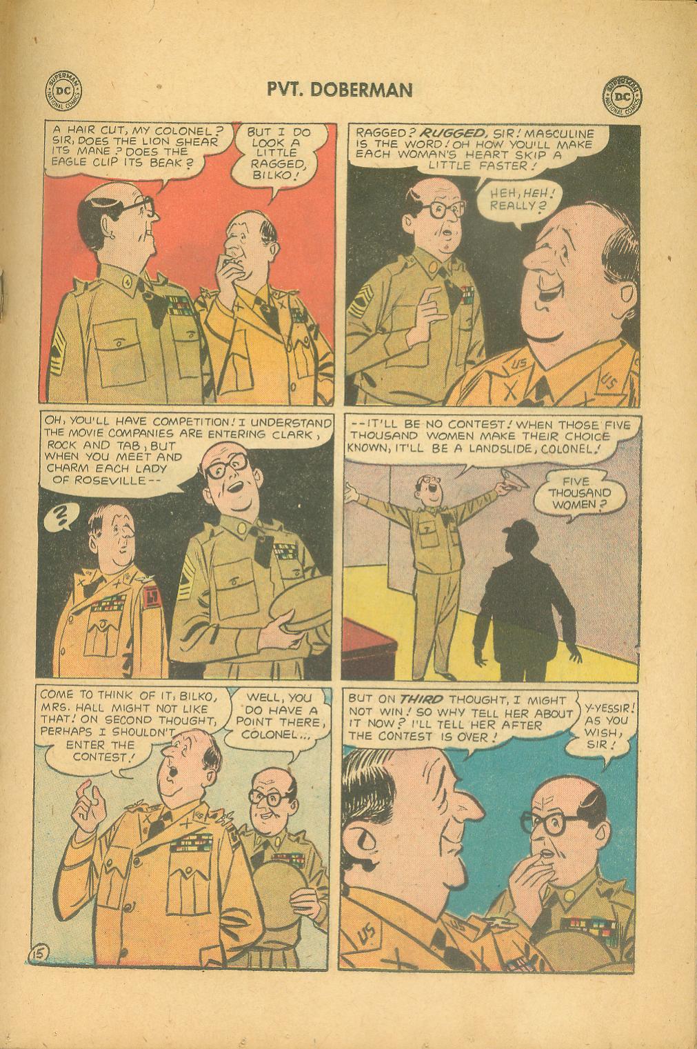 Read online Sgt. Bilko's Pvt. Doberman comic -  Issue #3 - 19