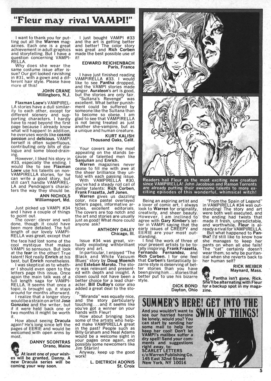Read online Vampirella (1969) comic -  Issue #36 - 5